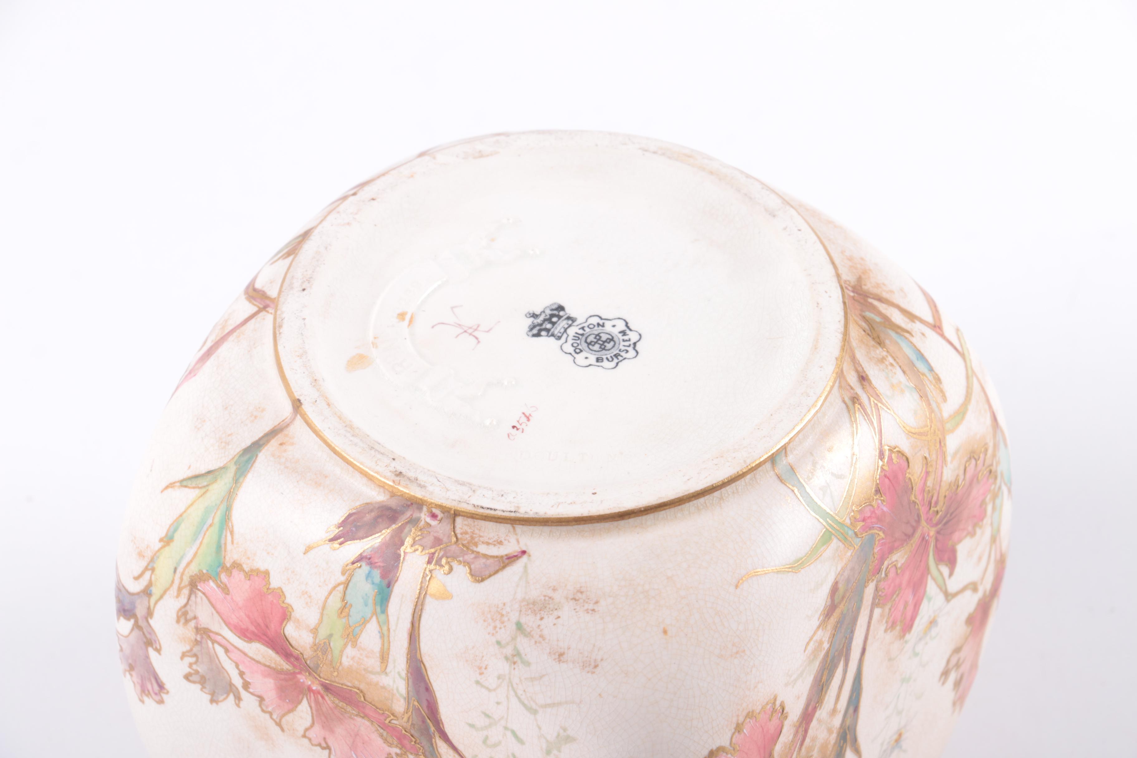 Doulton Burslem  Floral Urn