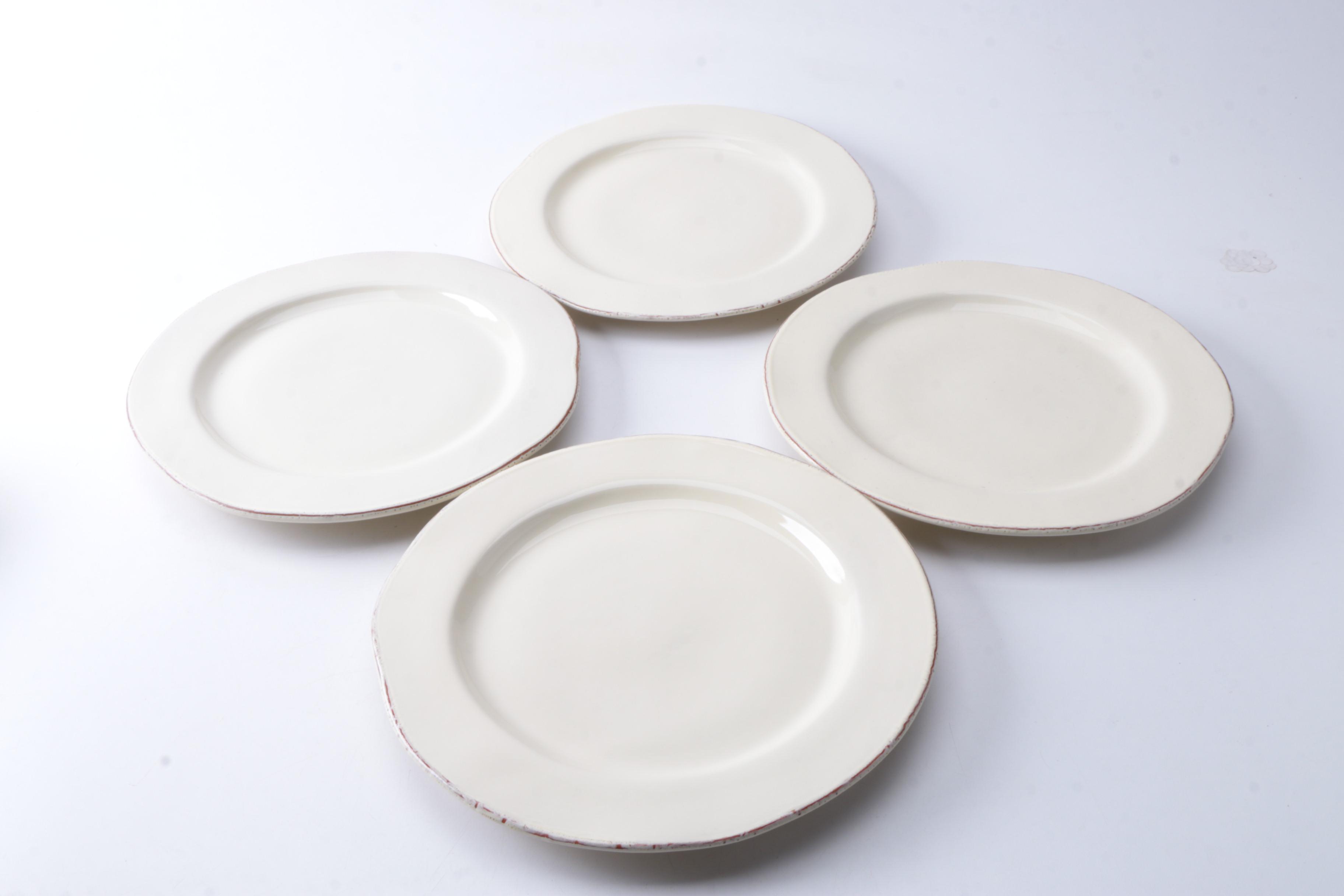 Italian Vietri "Crema" Ceramic Tableware