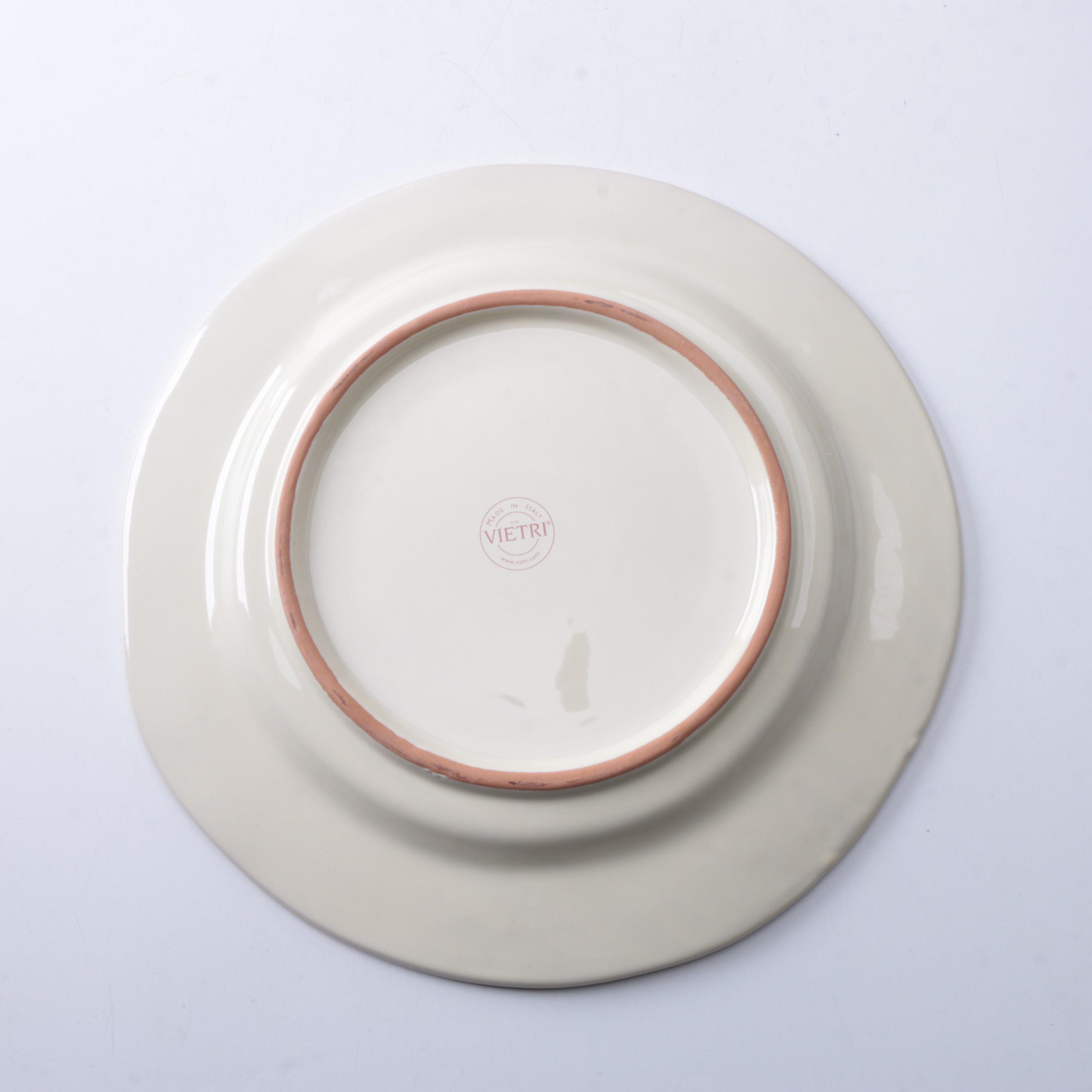 Italian Vietri "Crema" Ceramic Tableware