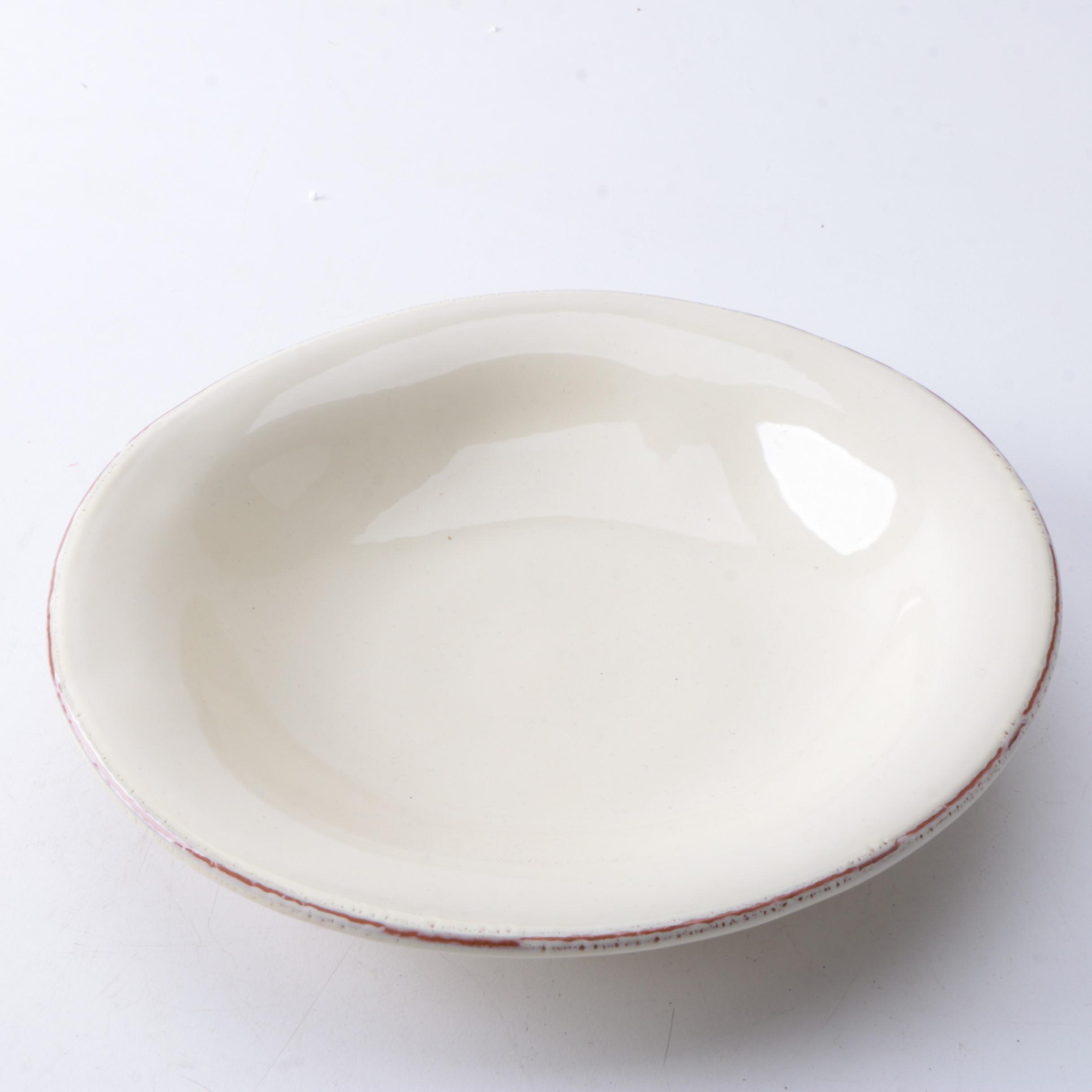 Italian Vietri "Crema" Ceramic Tableware