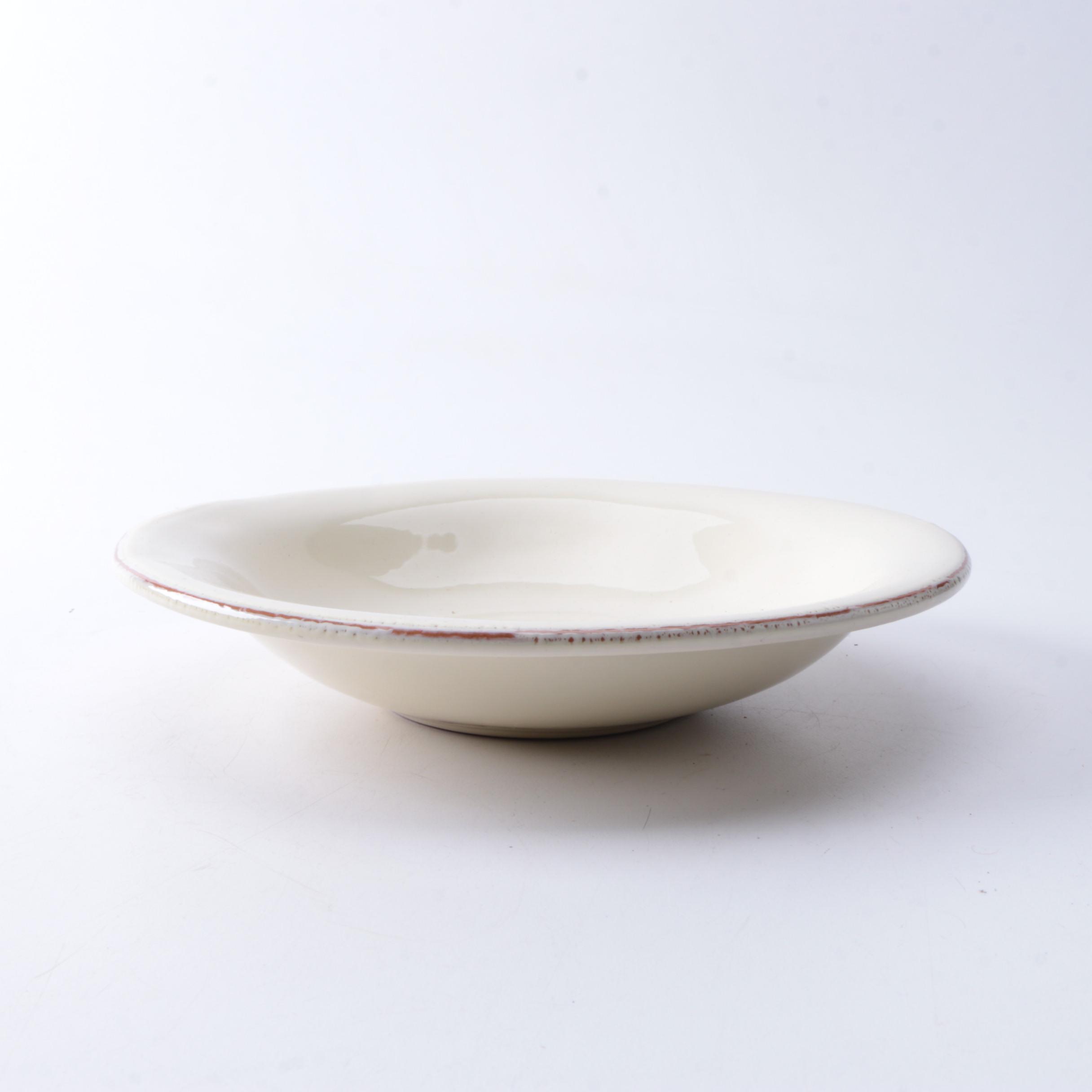 Italian Vietri "Crema" Ceramic Tableware