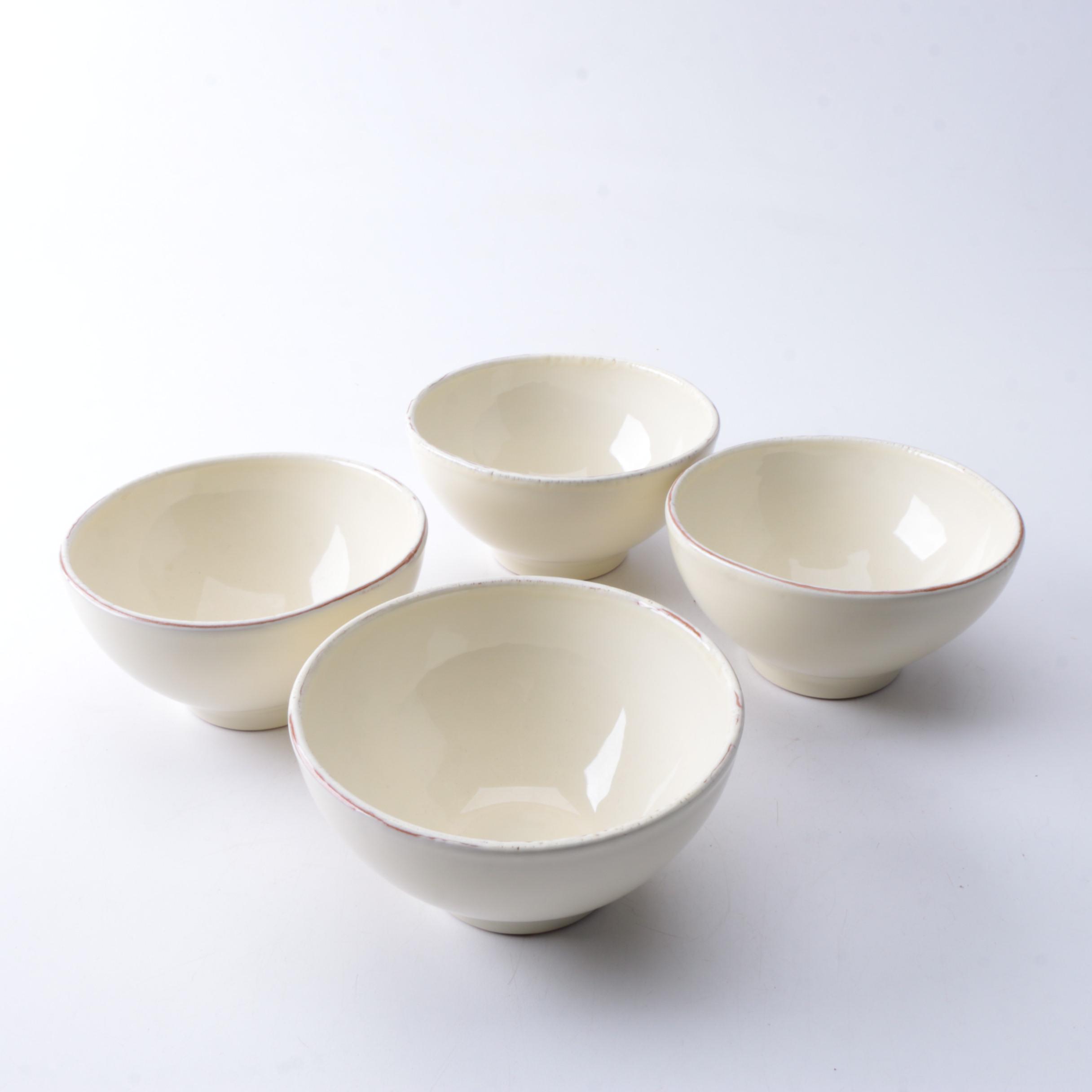 Italian Vietri "Crema" Ceramic Tableware