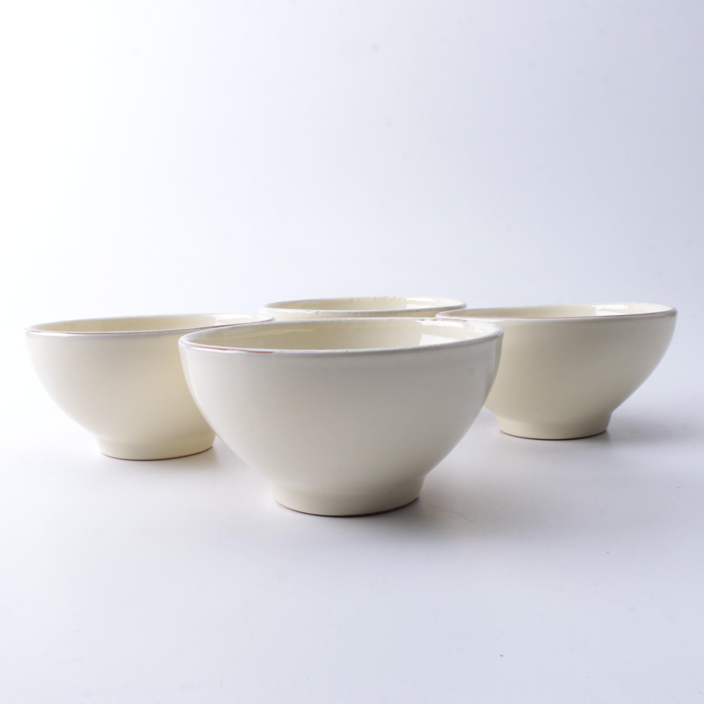 Italian Vietri "Crema" Ceramic Tableware