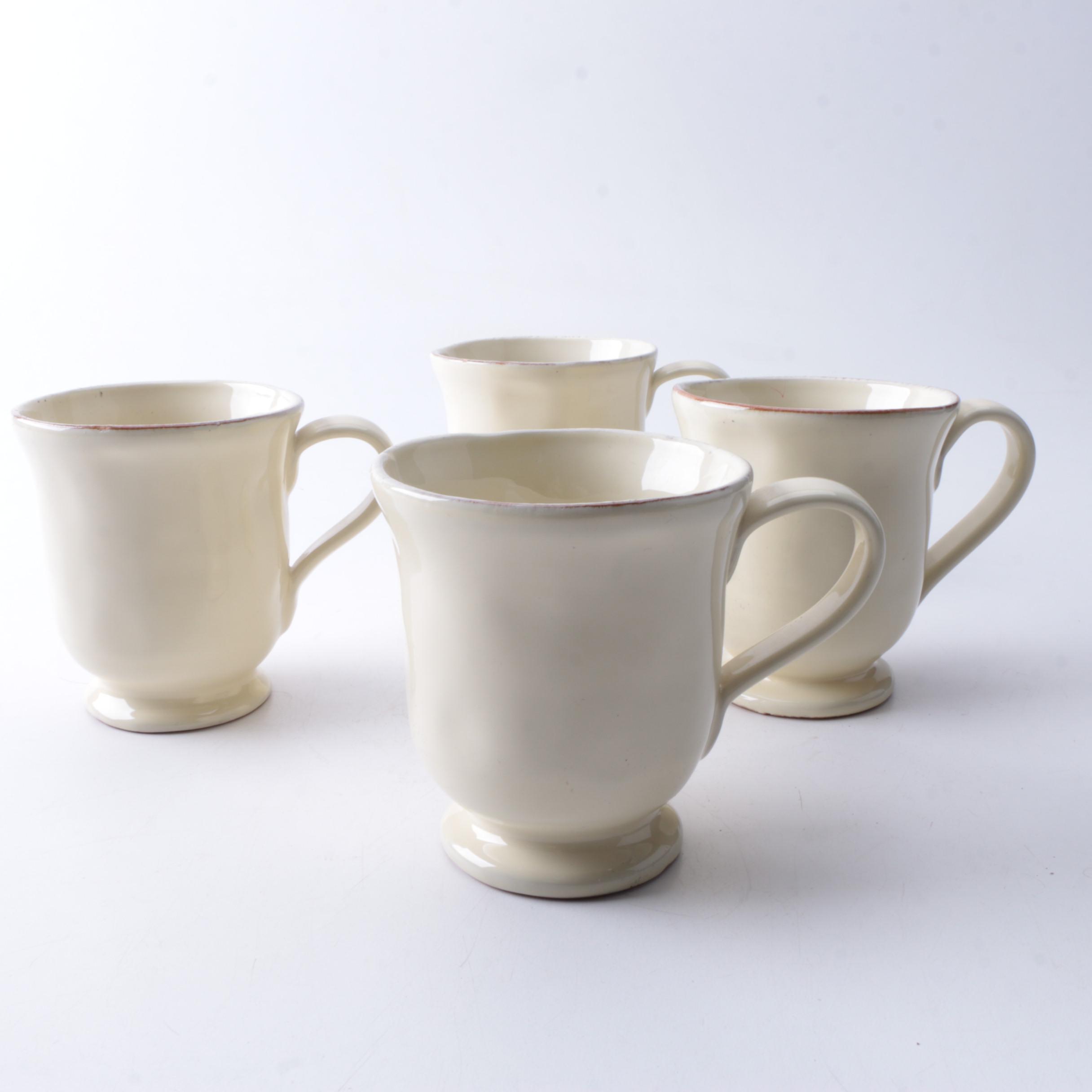 Italian Vietri "Crema" Ceramic Tableware