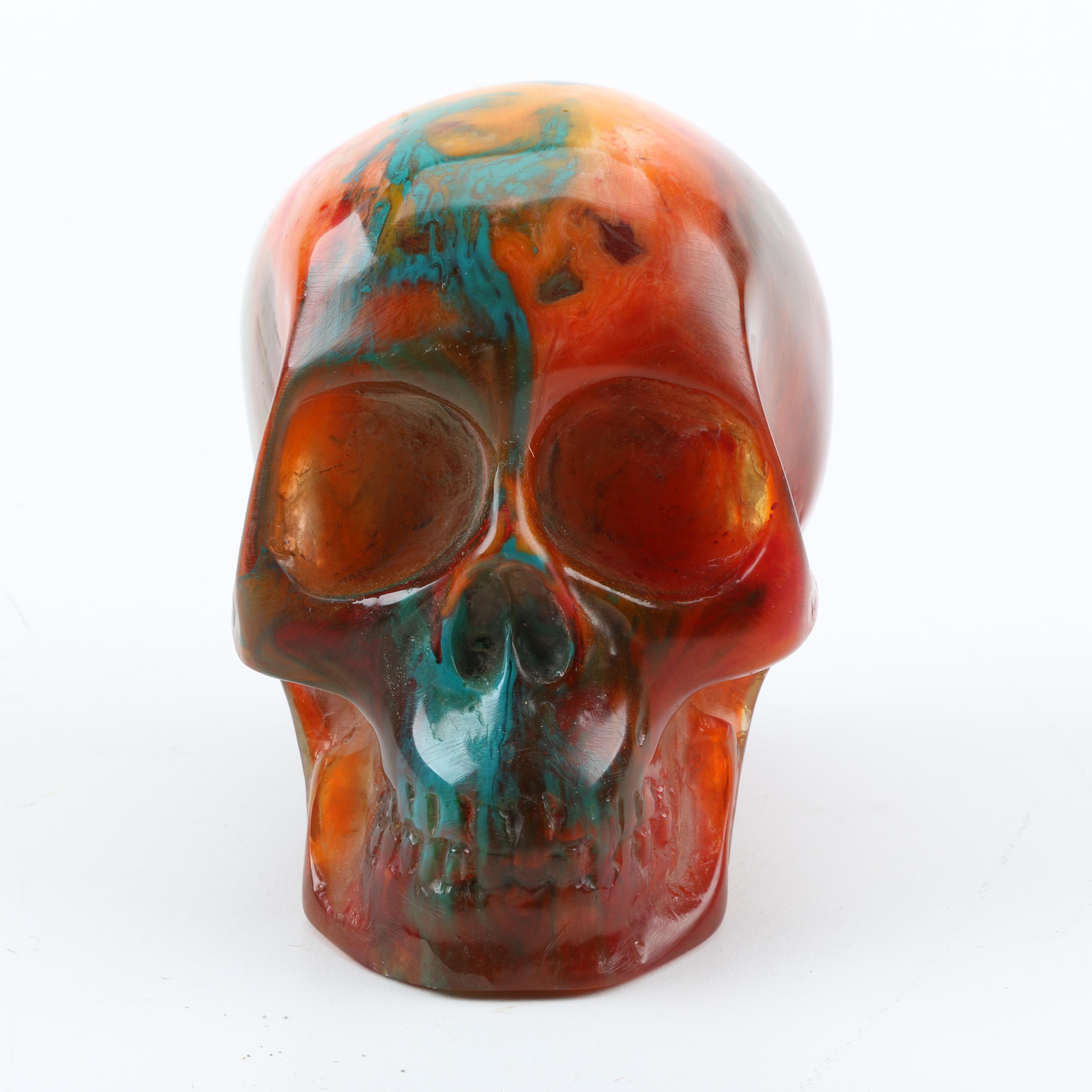 Small Resin Decorative Human Skull