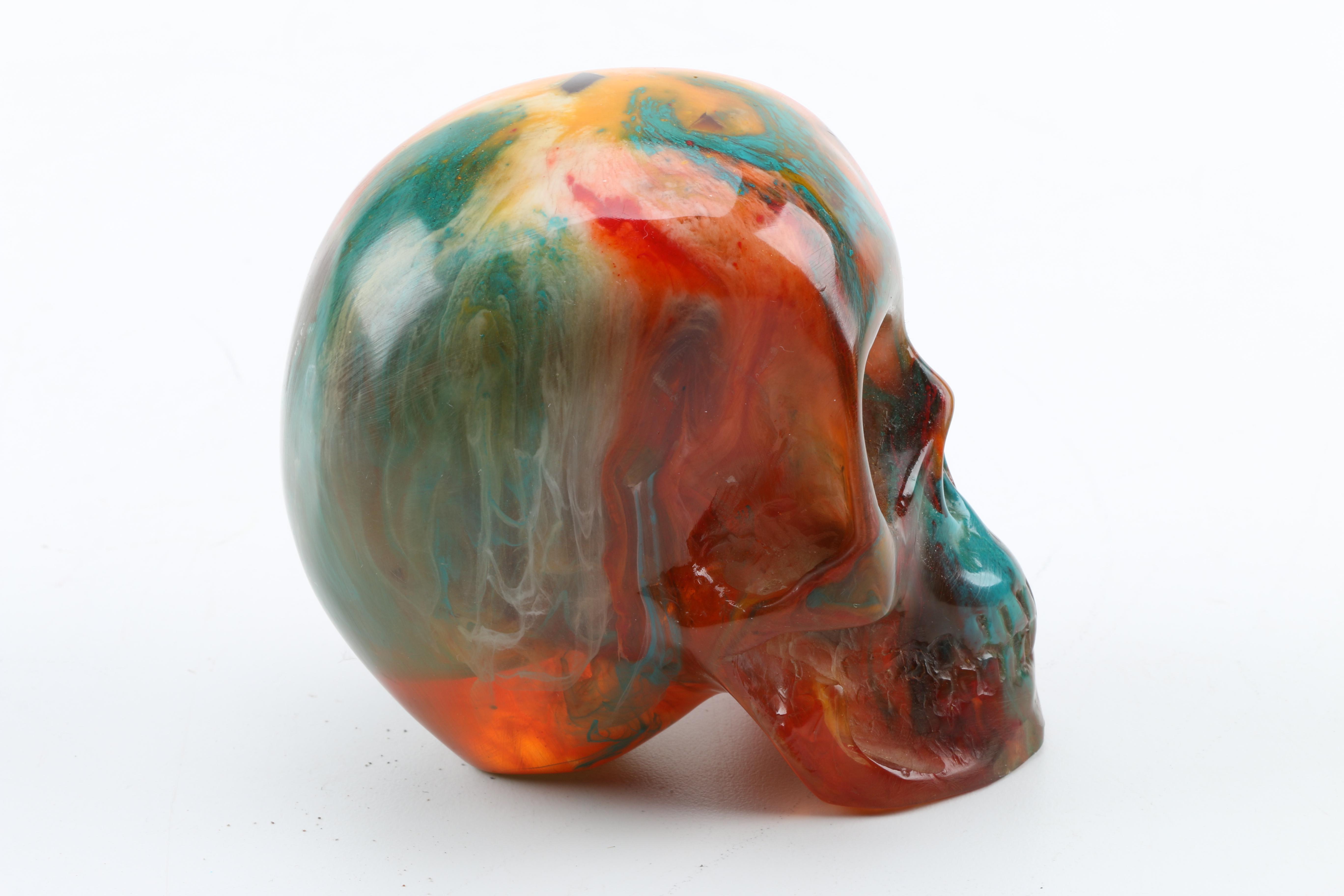 Small Resin Decorative Human Skull