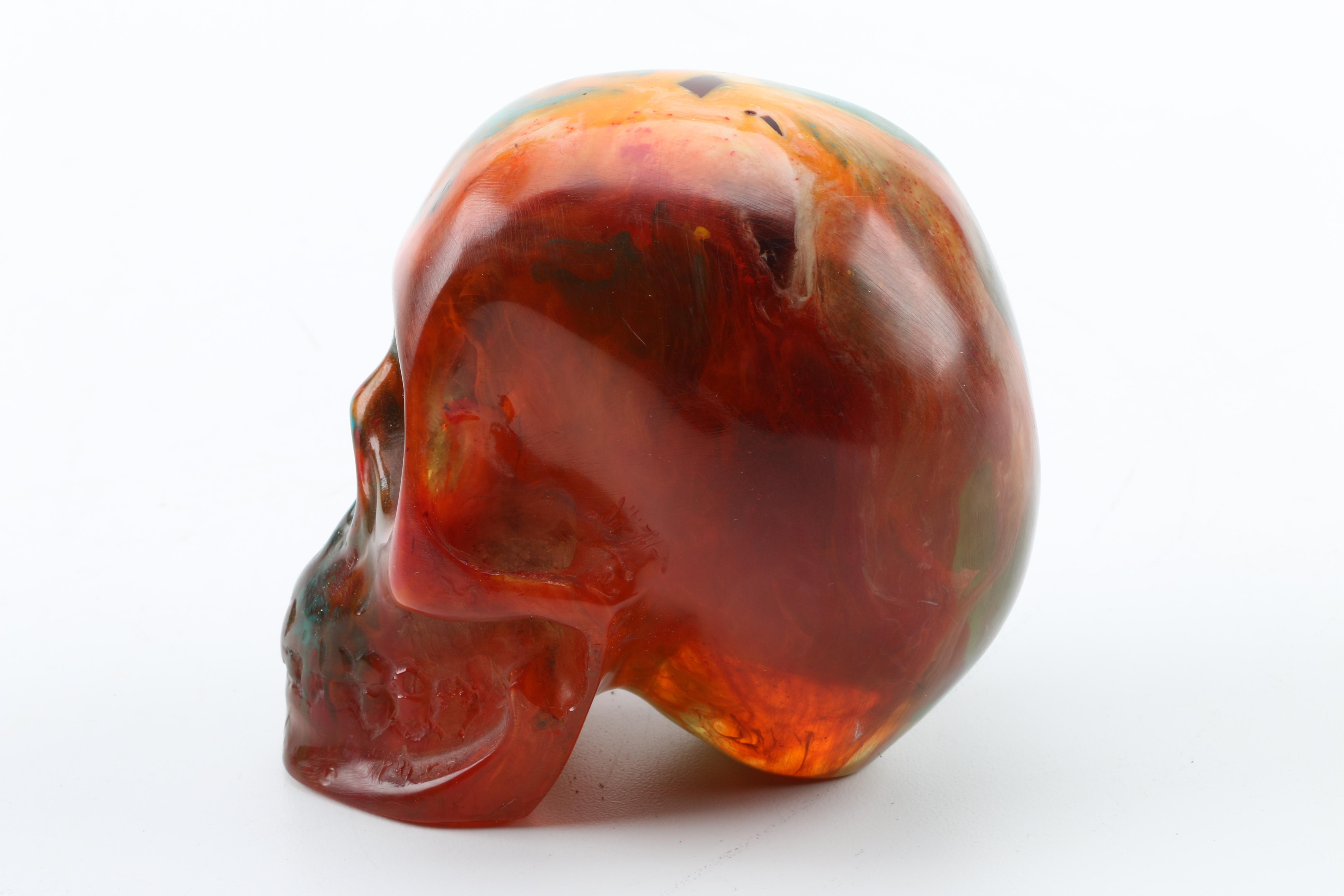 Small Resin Decorative Human Skull