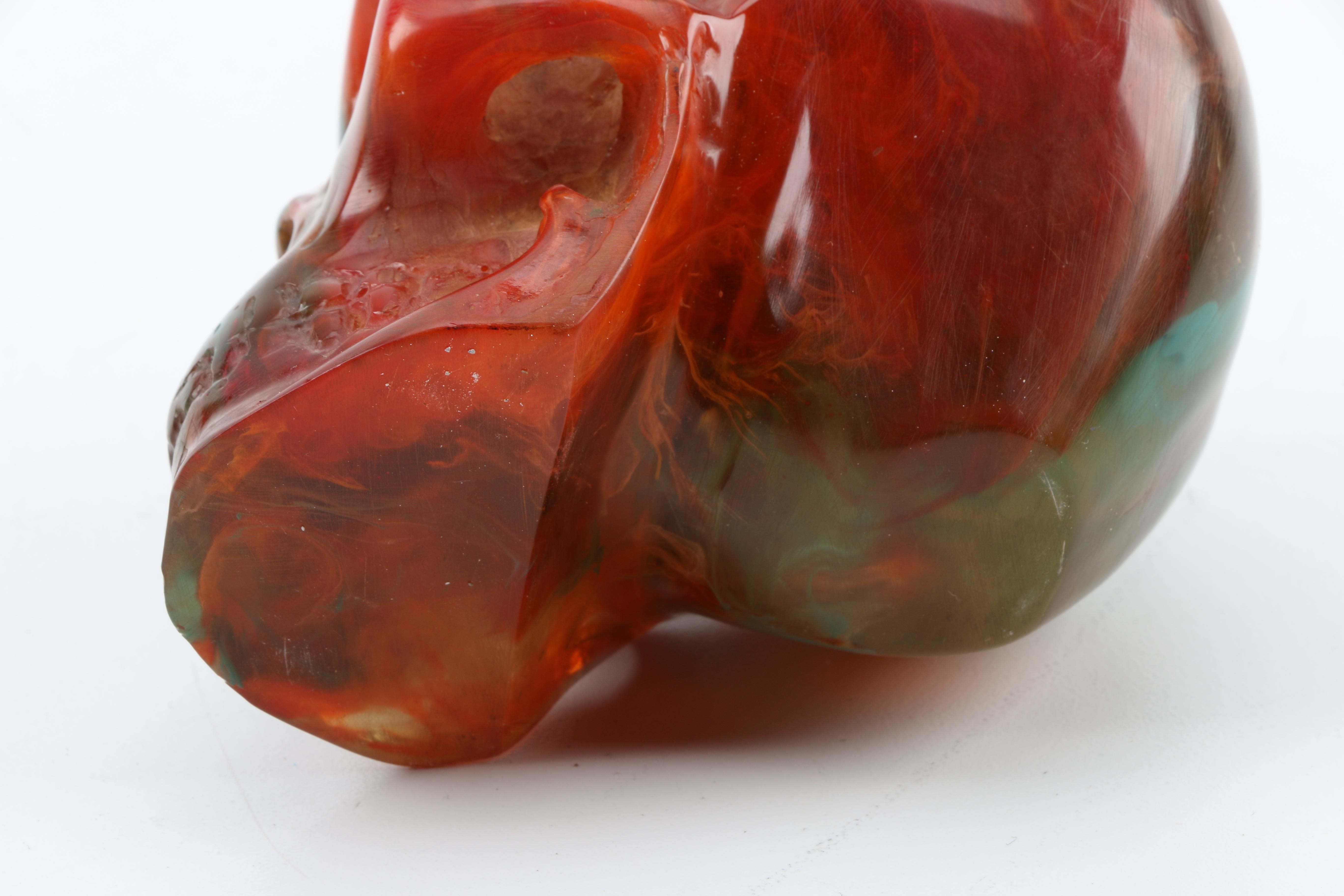 Small Resin Decorative Human Skull