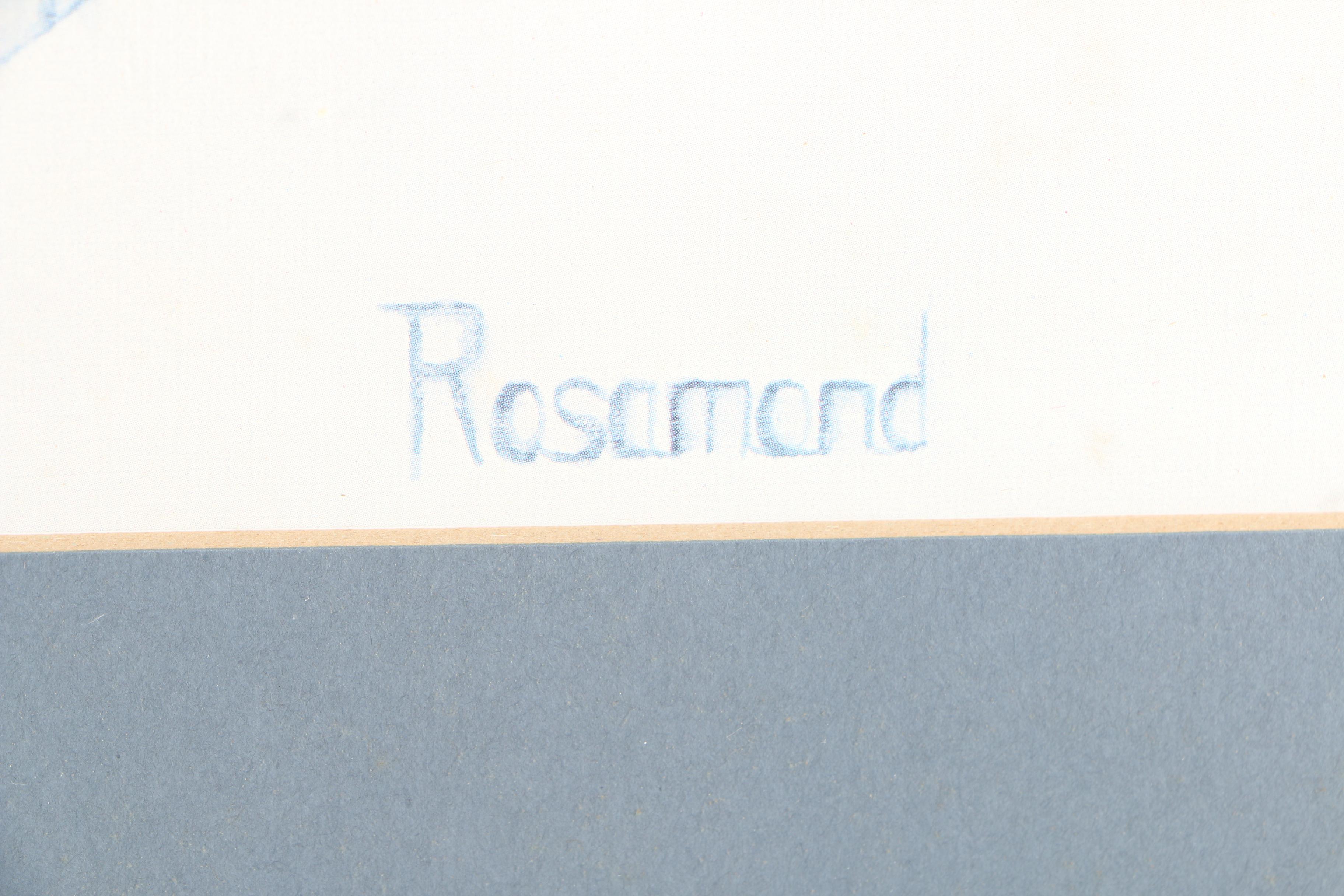 Offset Lithograph Prints After Christine Rosamond "Summer Mood" "Denim & Silk"