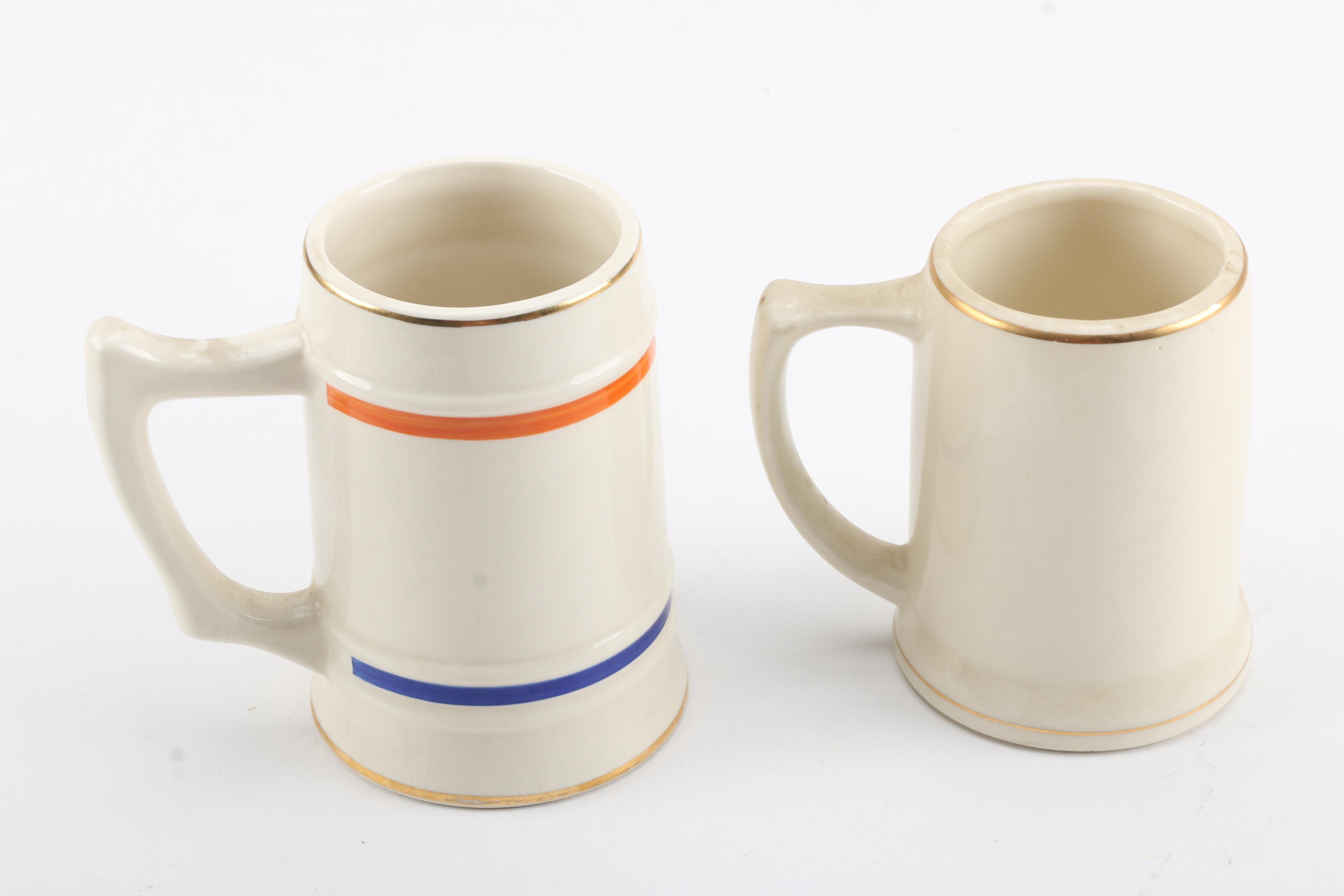 Vintage University Ceramic Mugs