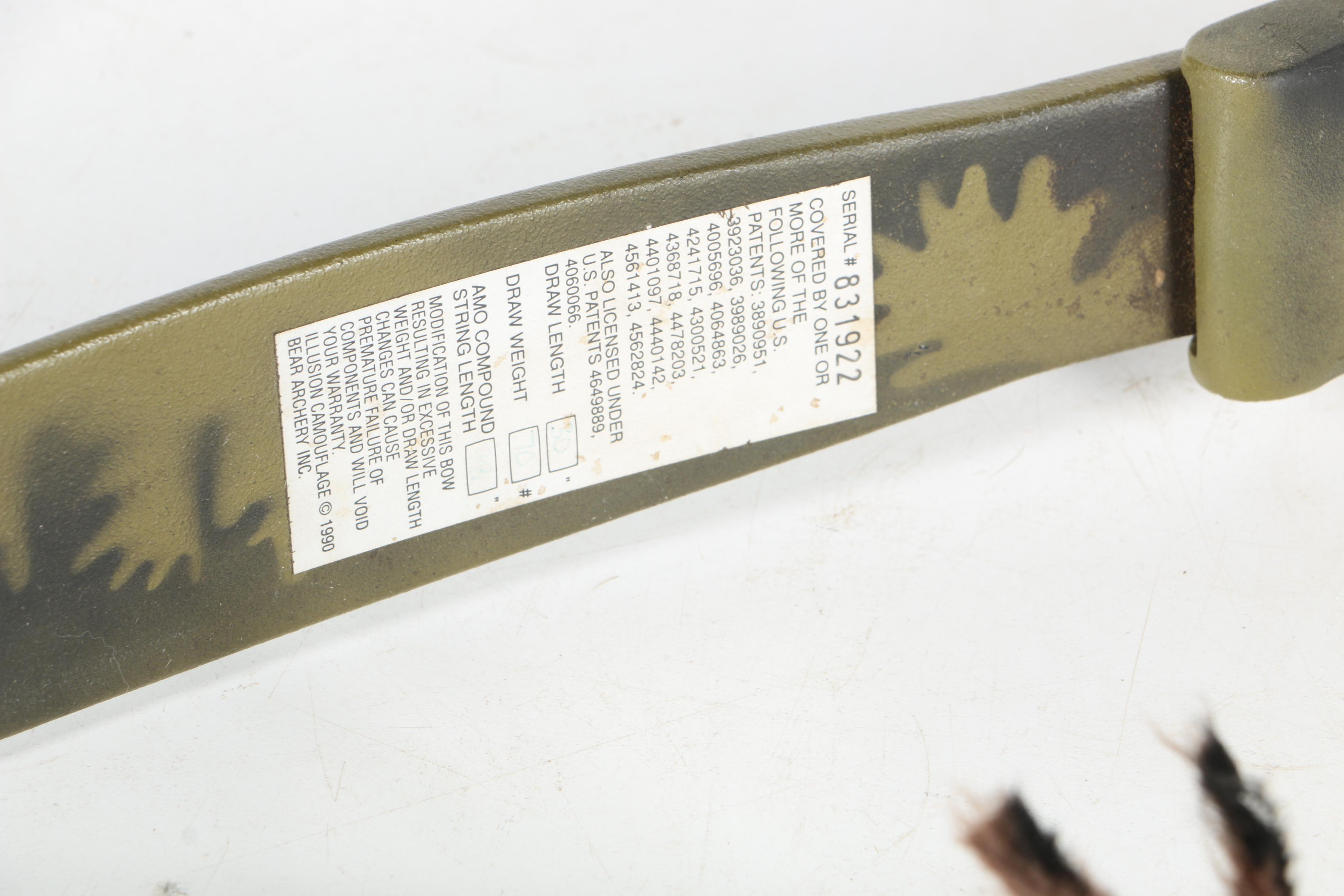 Bear "Whitetail II" Compound Bow With Case