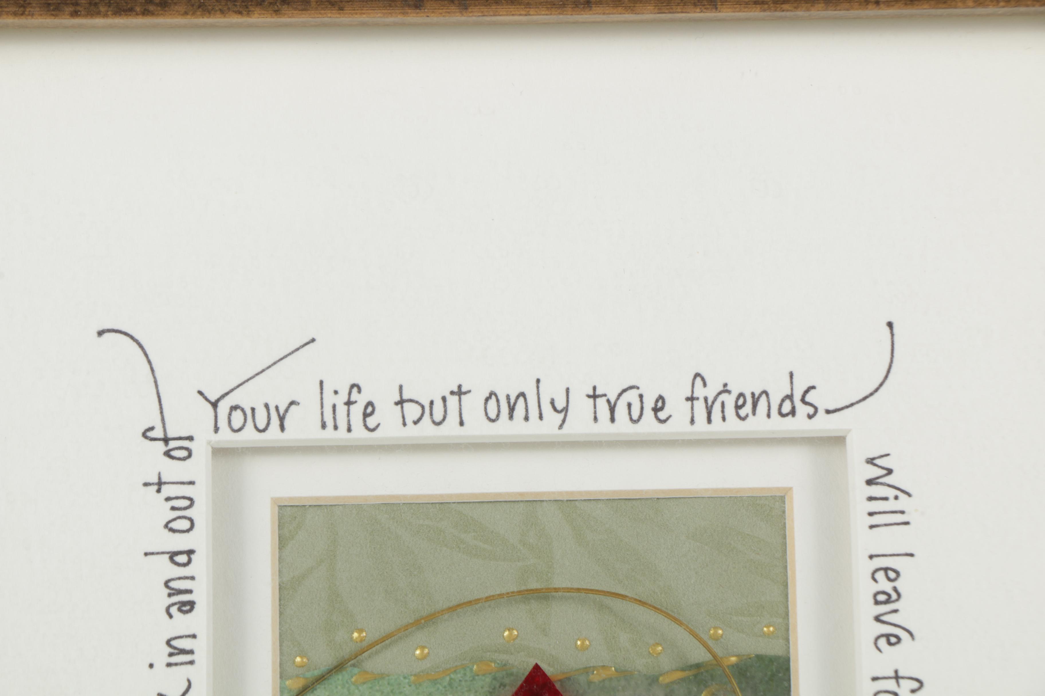 Julie Goodin Mixed Media with Calligraphy