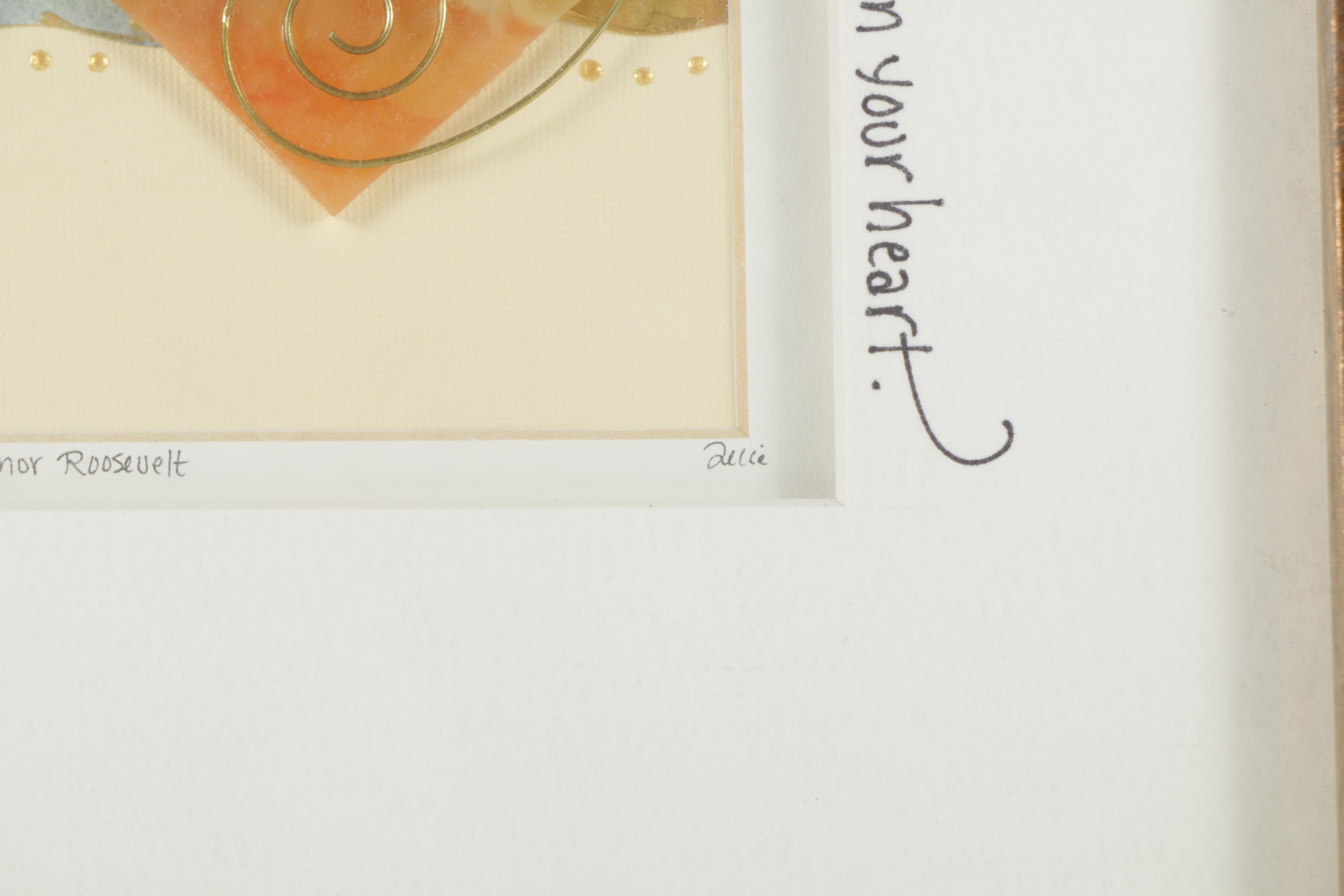 Julie Goodin Mixed Media with Calligraphy