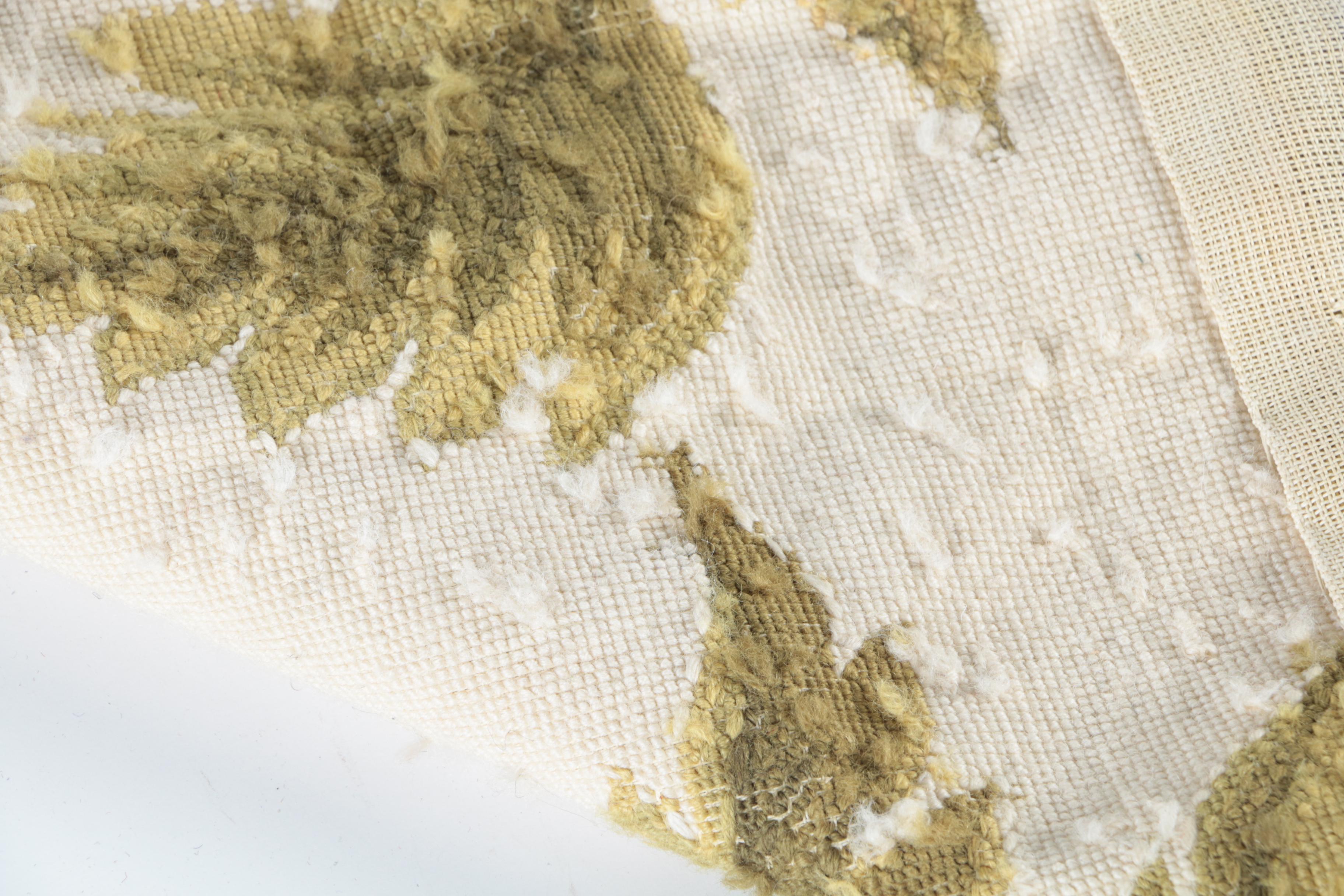 Needlepoint Floral Wool Room Size Rug