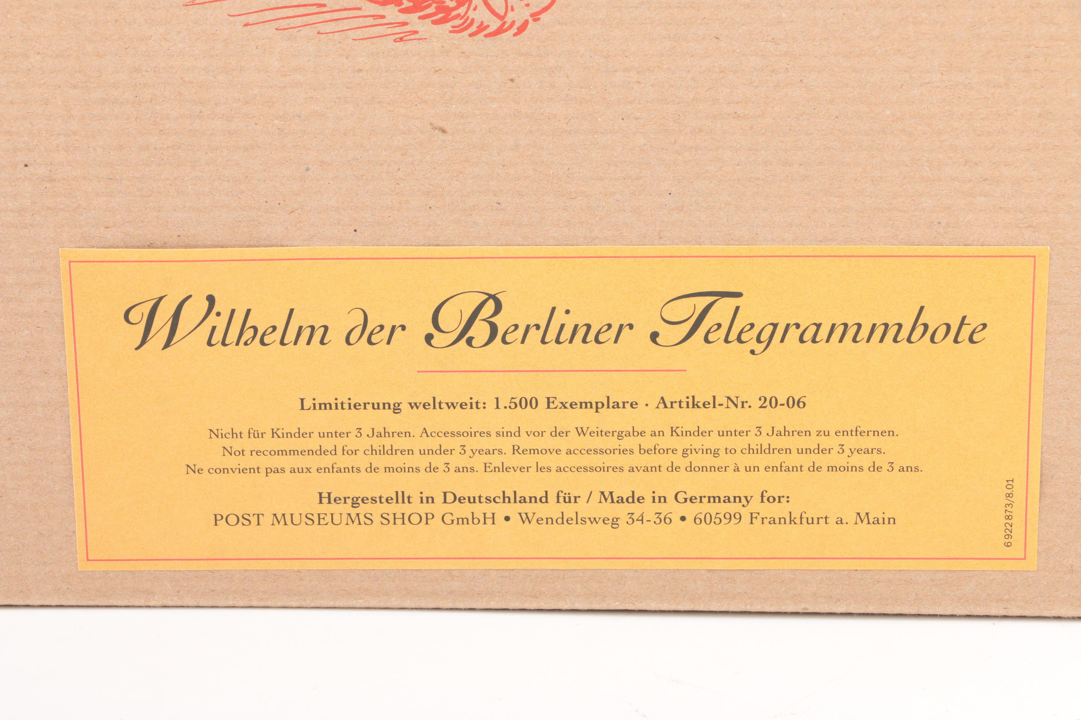 Steiff Telegram Bear