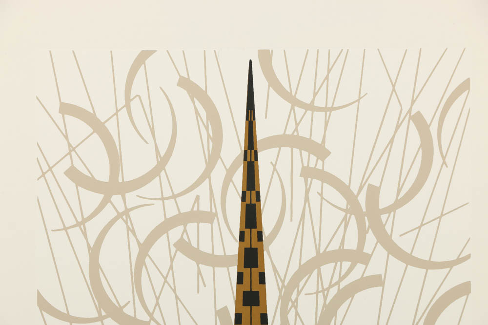 Charley Harper Serigraph "Phancy Pheathers"