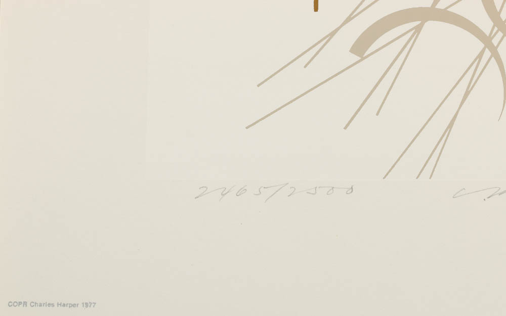 Charley Harper Serigraph "Phancy Pheathers"