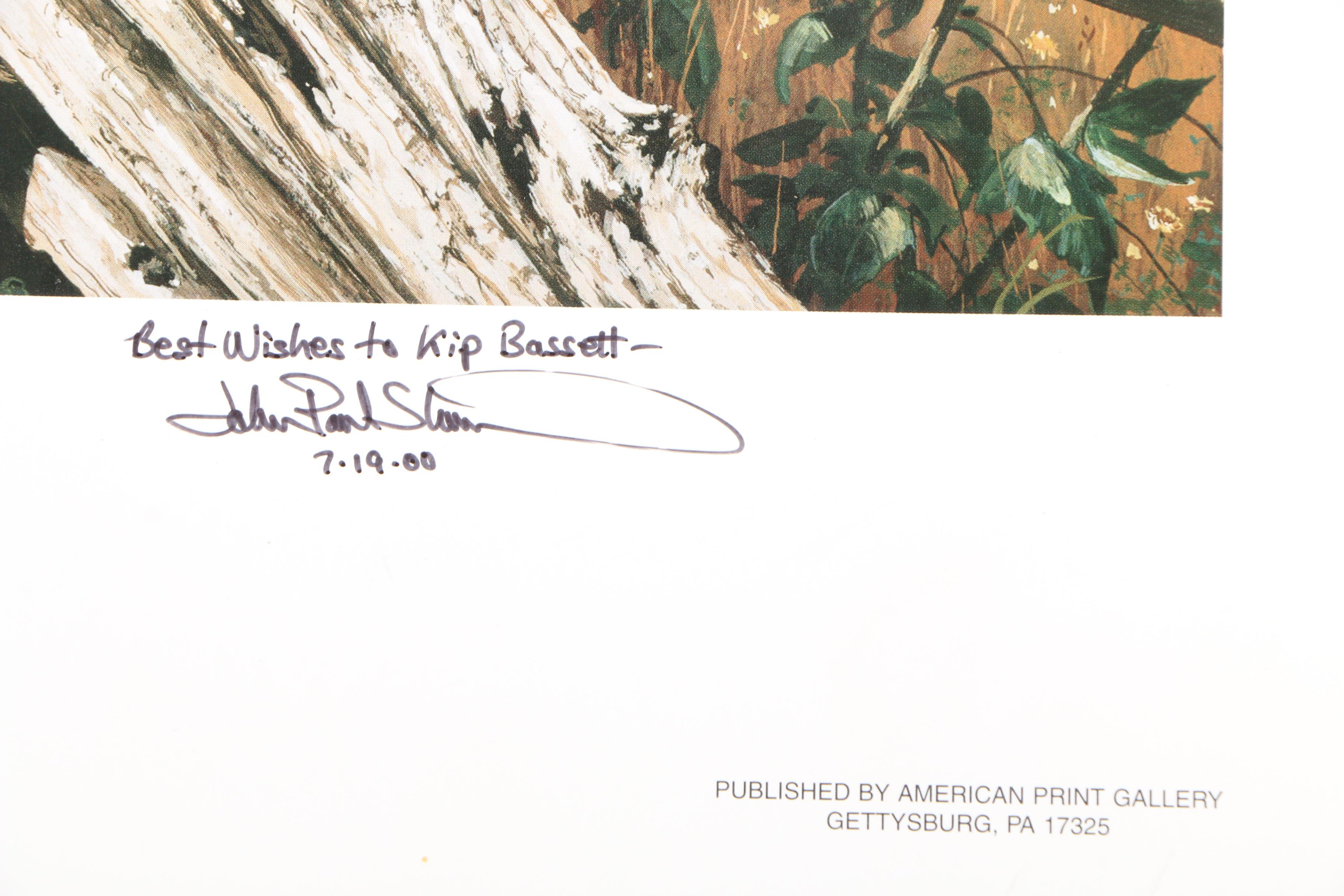 John Paul Strain and Larry Dyke Offset Lithographs