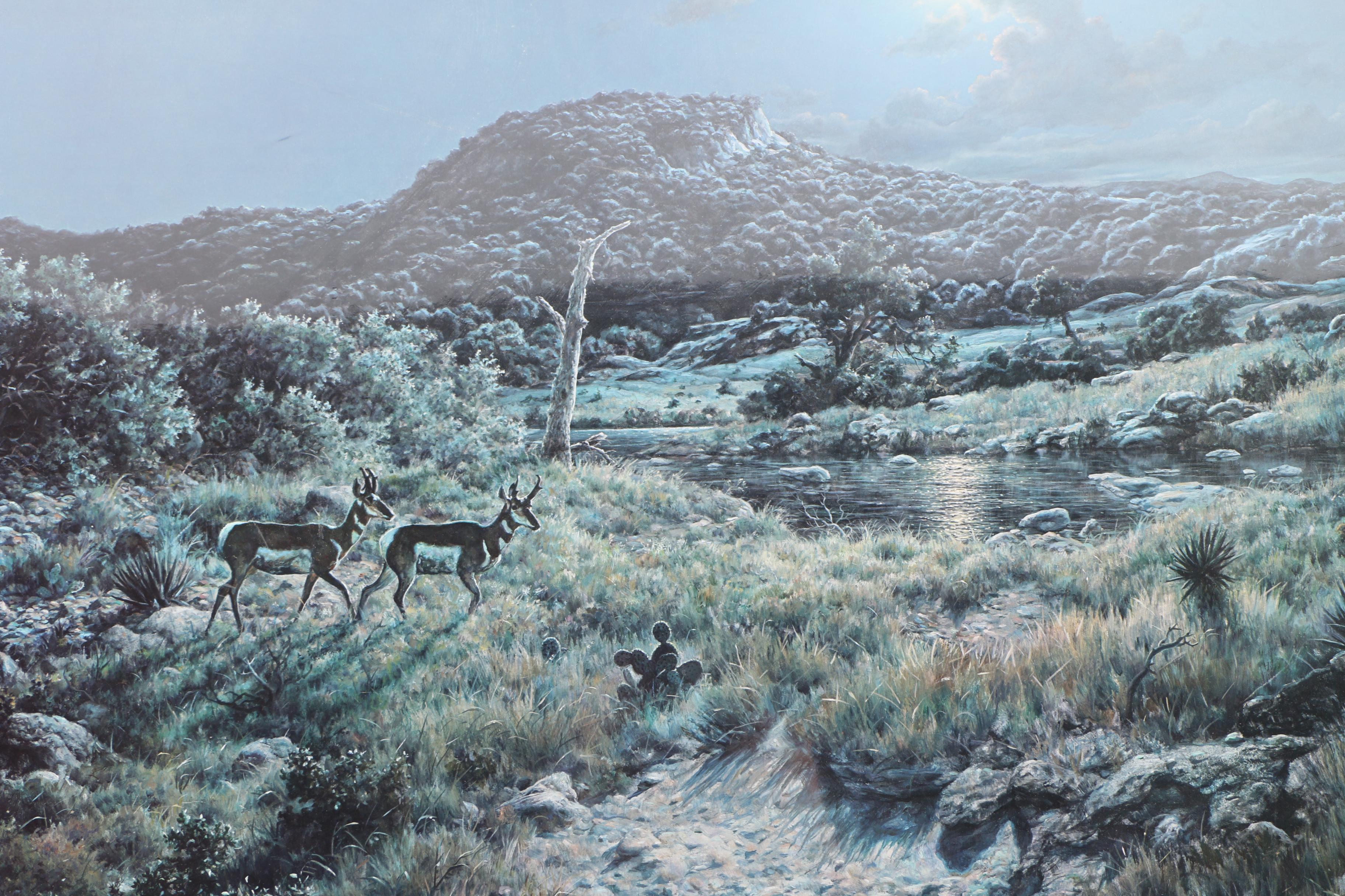 John Paul Strain and Larry Dyke Offset Lithographs