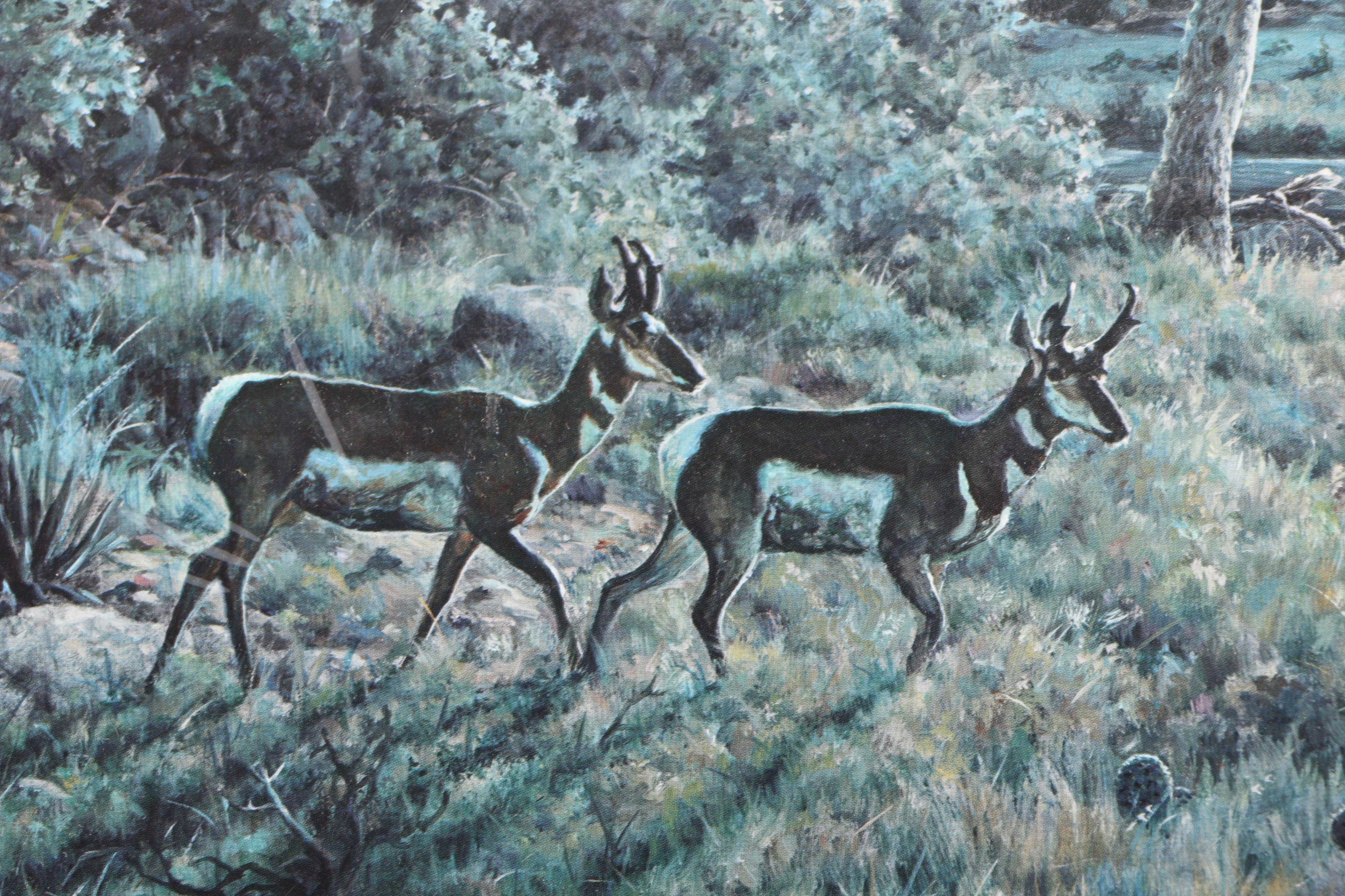 John Paul Strain and Larry Dyke Offset Lithographs