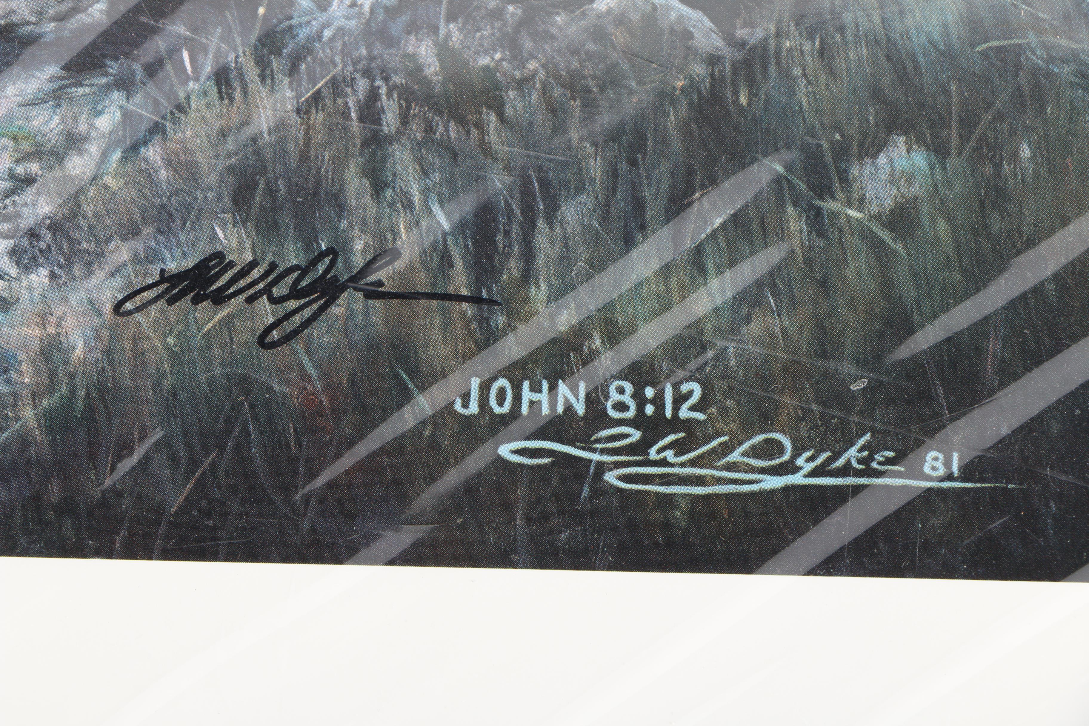 John Paul Strain and Larry Dyke Offset Lithographs