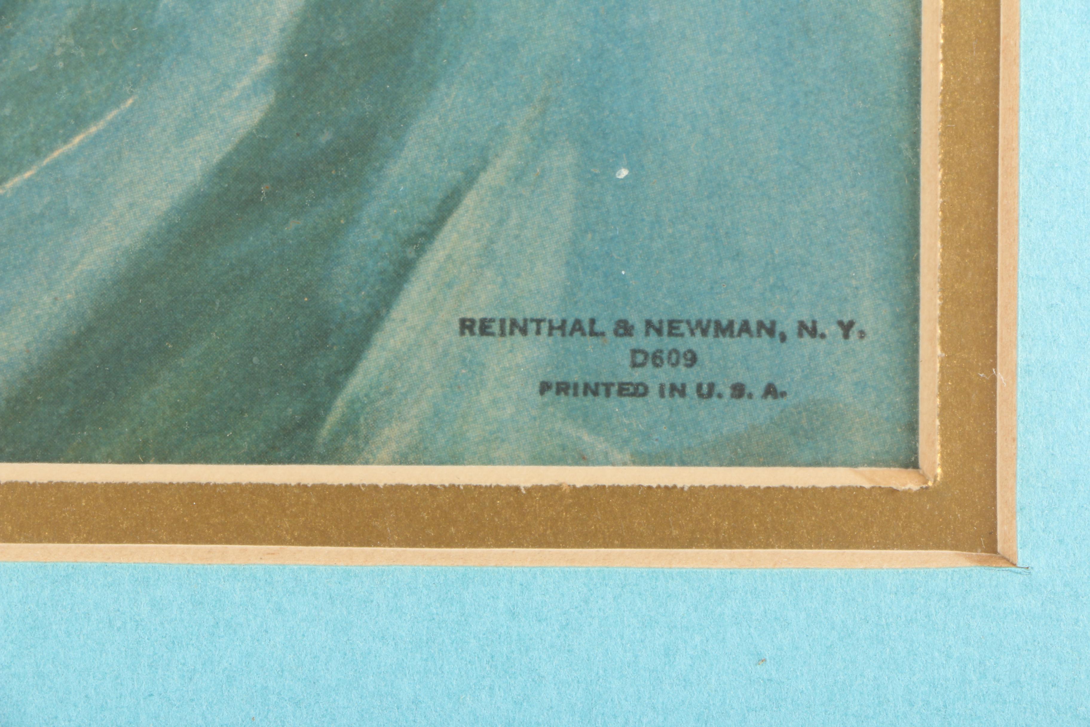 Offset Lithograph after Arthur Garrett's "Alice Blue Gown"