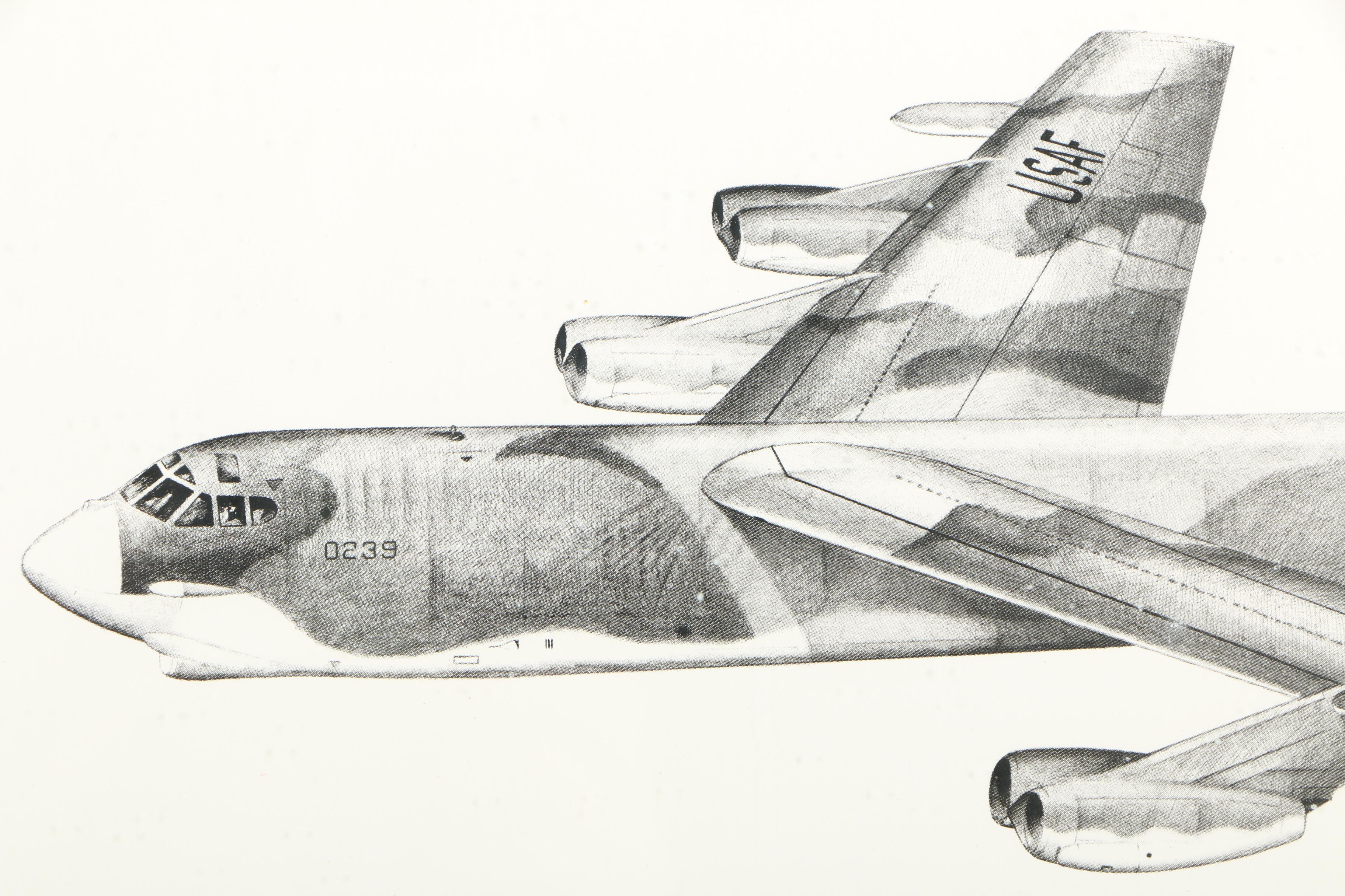 Wilcott Halftone Print "B-52G 69th BS 42nd BW"