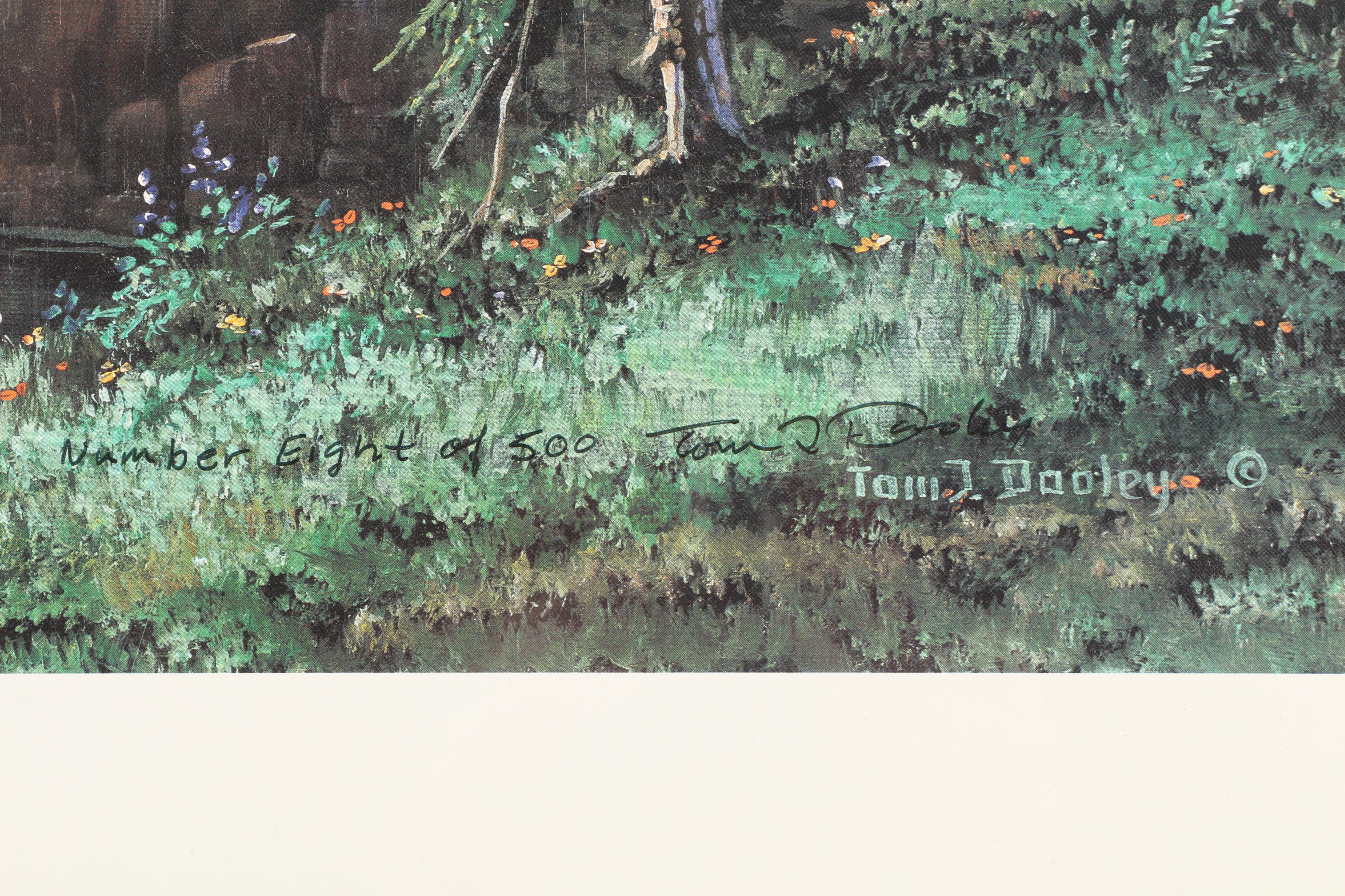 Tom J. Dooley Limited Edition Offset Lithographs of Landscapes