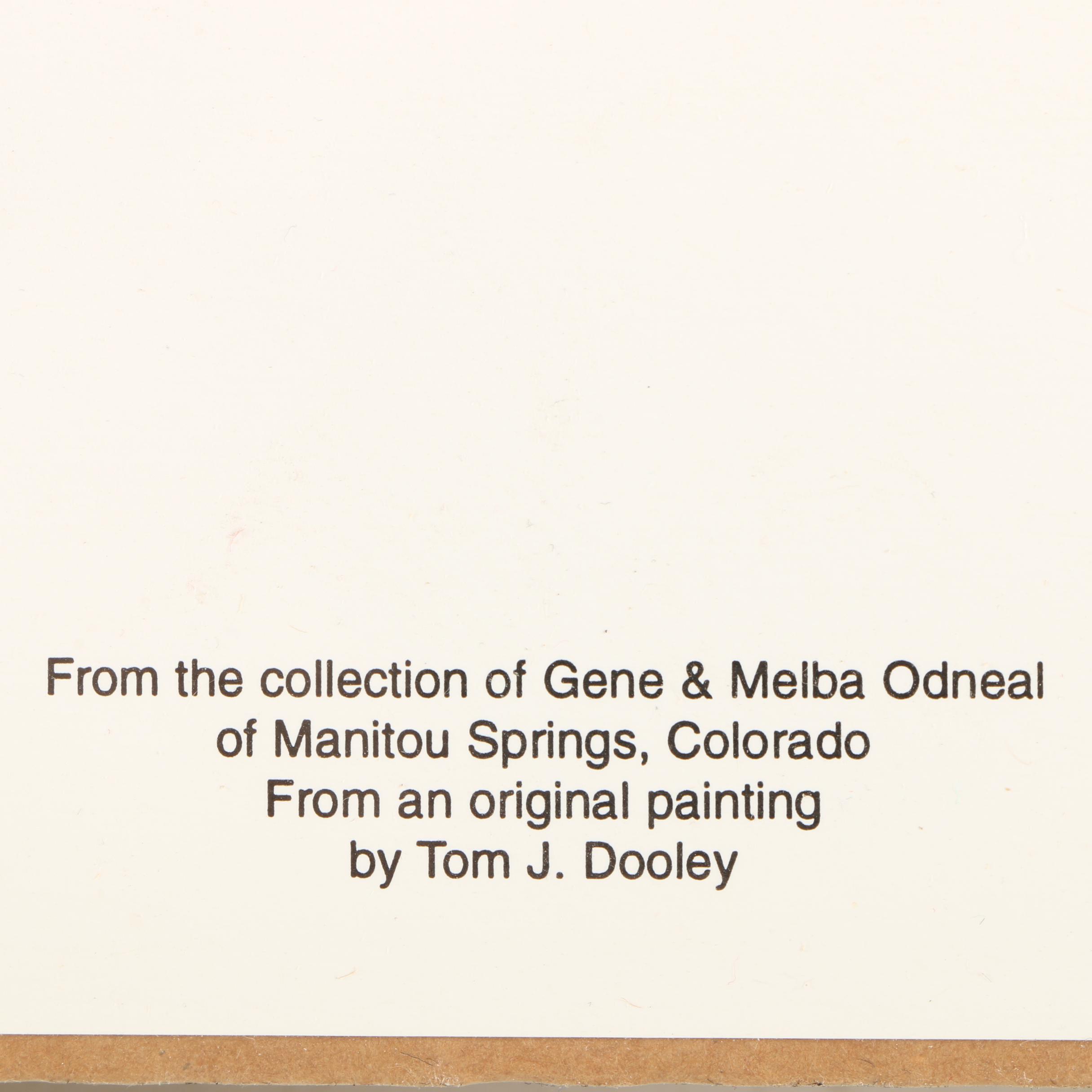 Tom J. Dooley Limited Edition Offset Lithographs of Landscapes