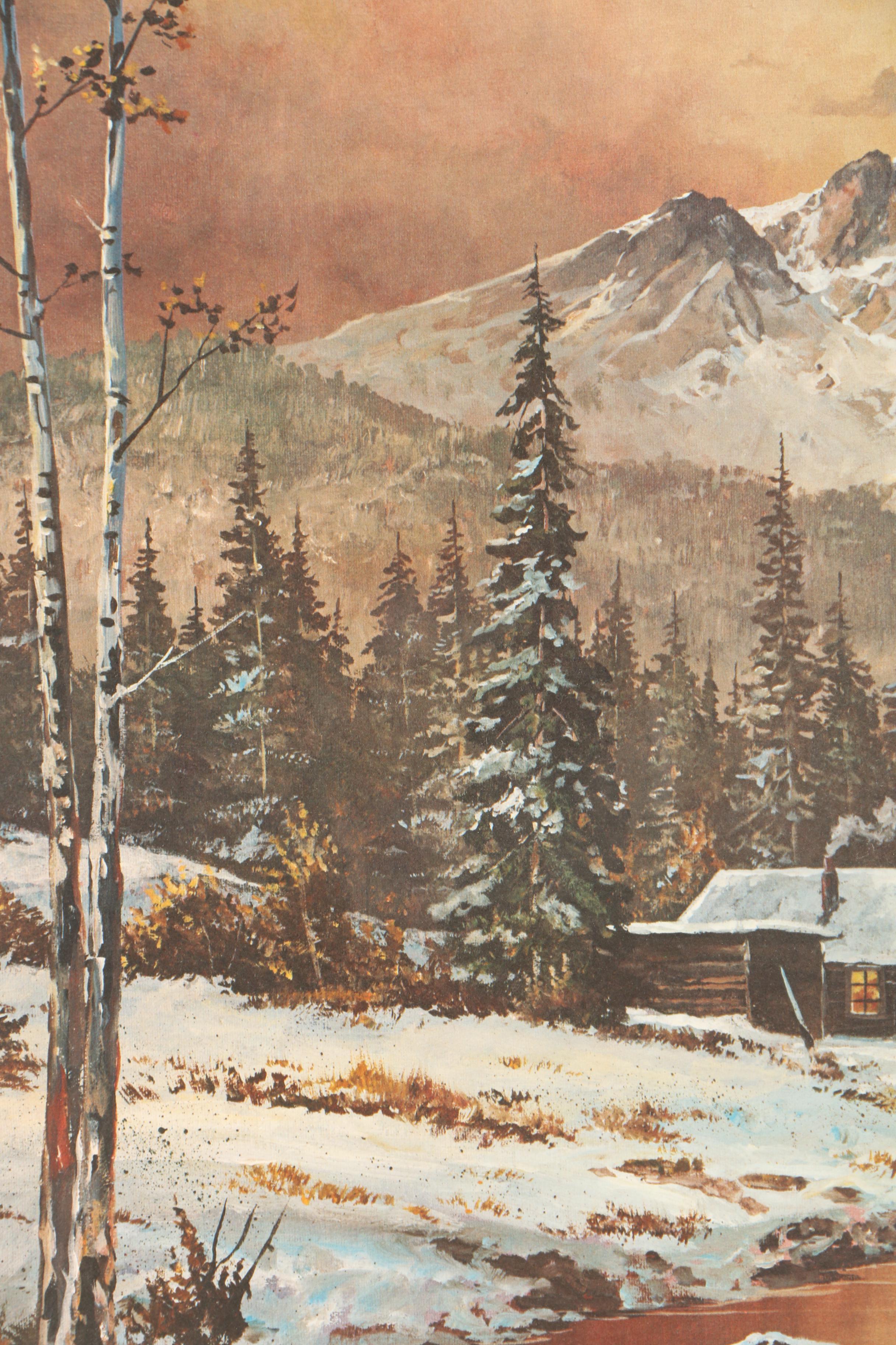 Tom J. Dooley Limited Edition Offset Lithographs of Landscapes