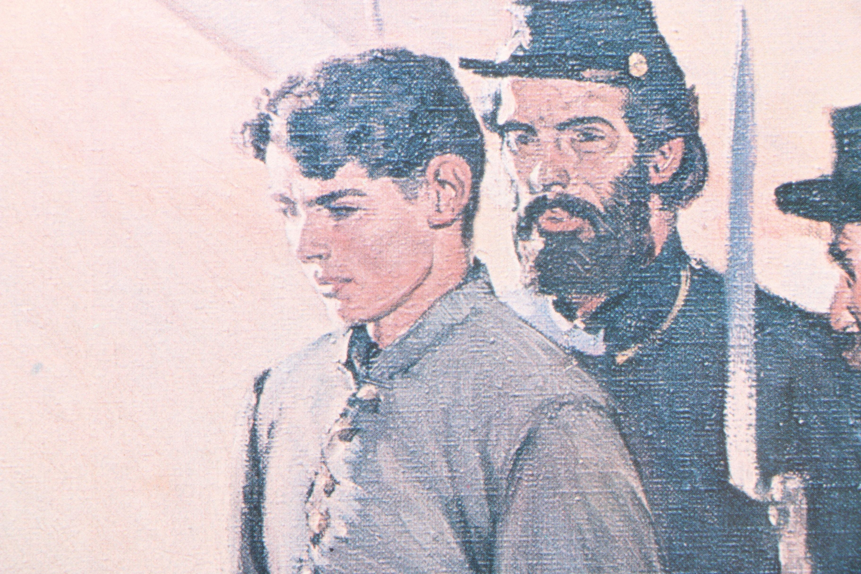 Offset Lithograph After Harold Von Schmidt "The Inquisition"