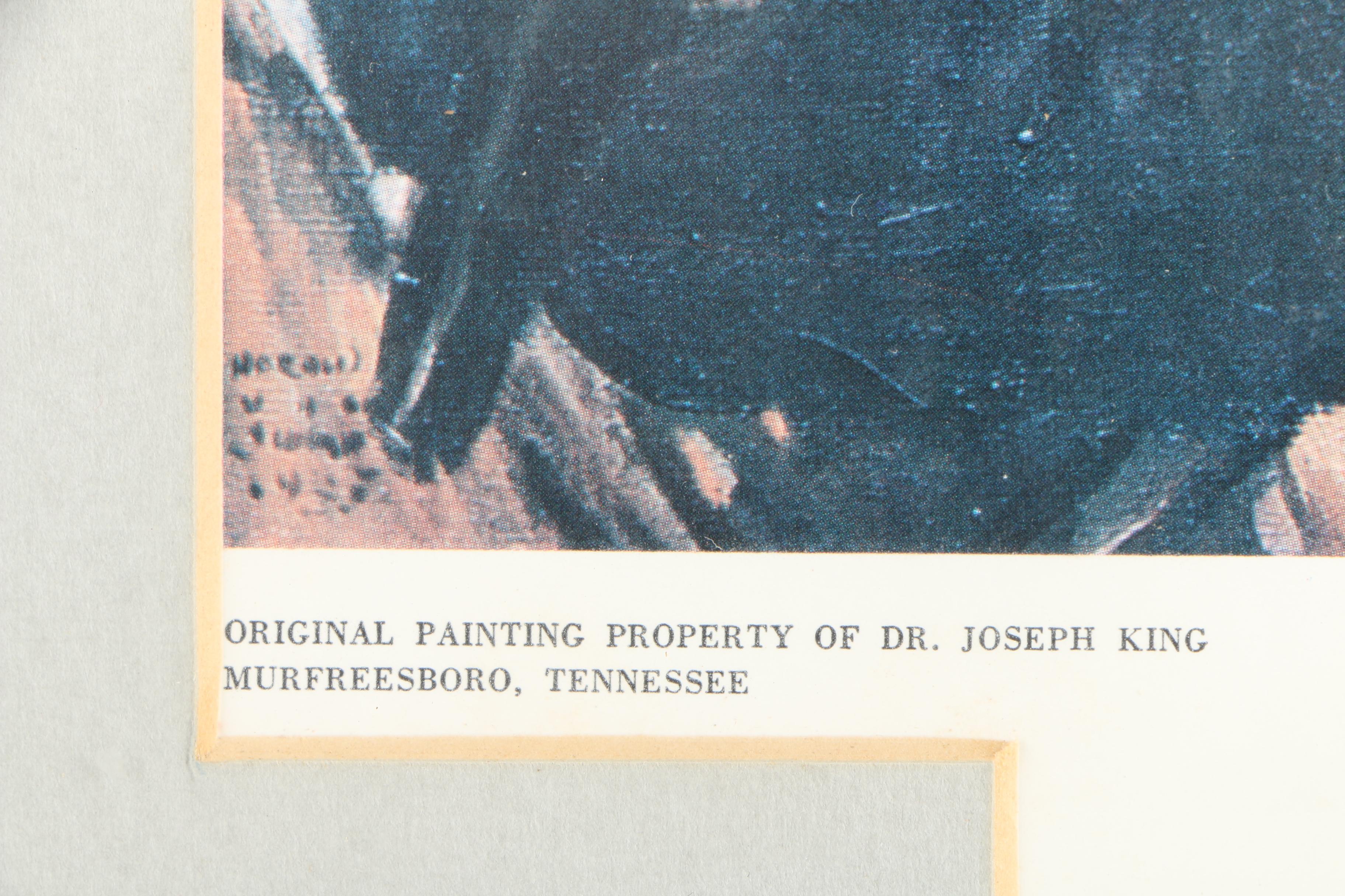 Offset Lithograph After Harold Von Schmidt "The Inquisition"