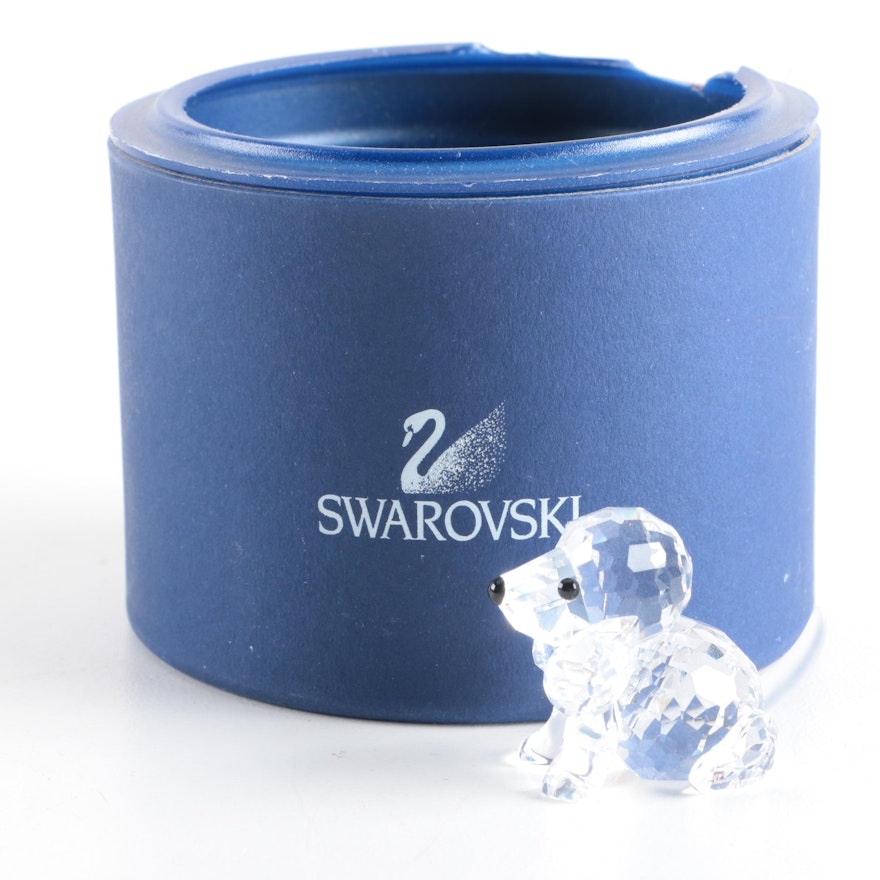Swarovski Crystal "Sitting Beagle" Figurine