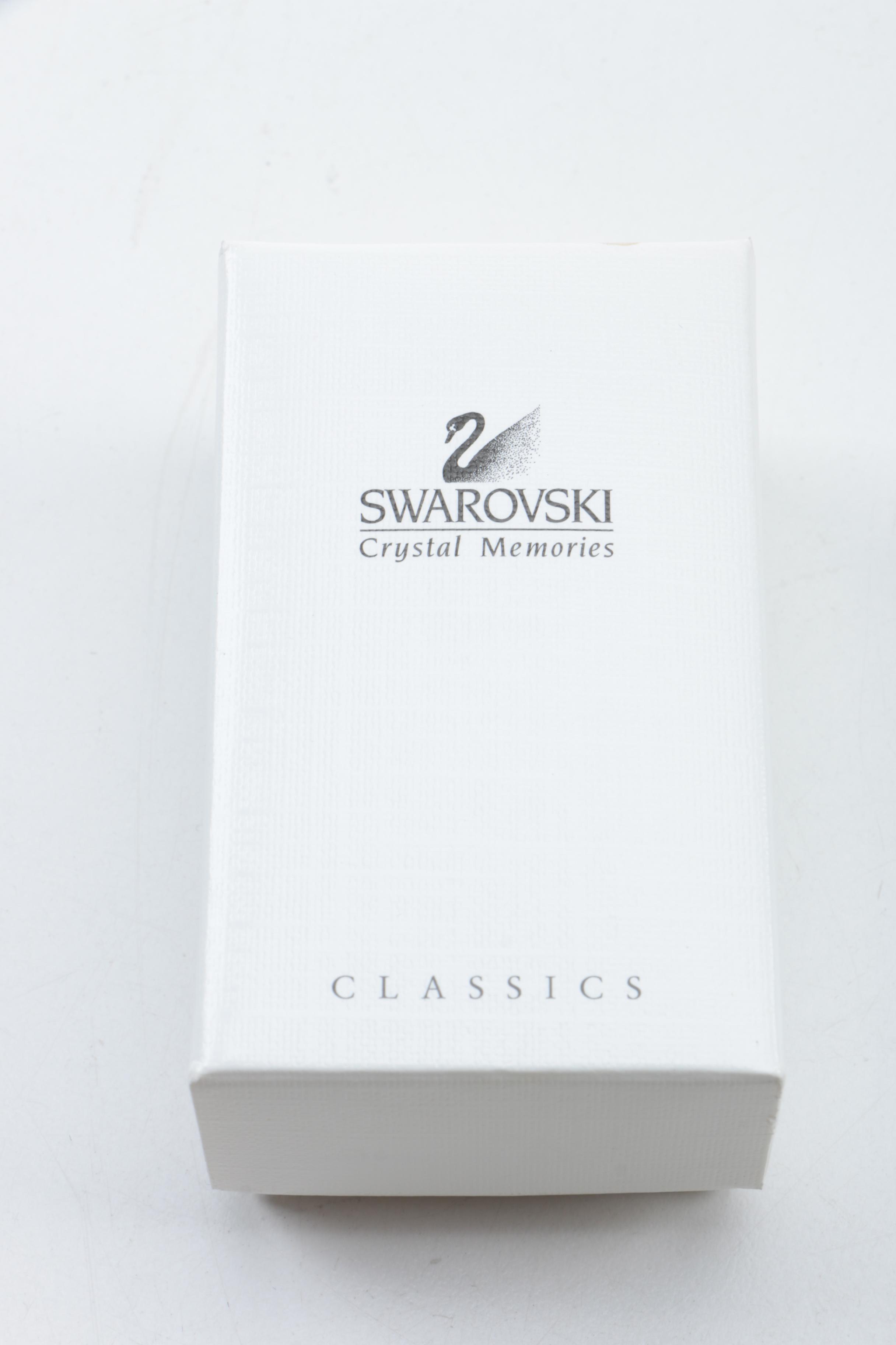 Swarovski "Classics Collection" Crystal Bicycle Figurine with Mirror Base