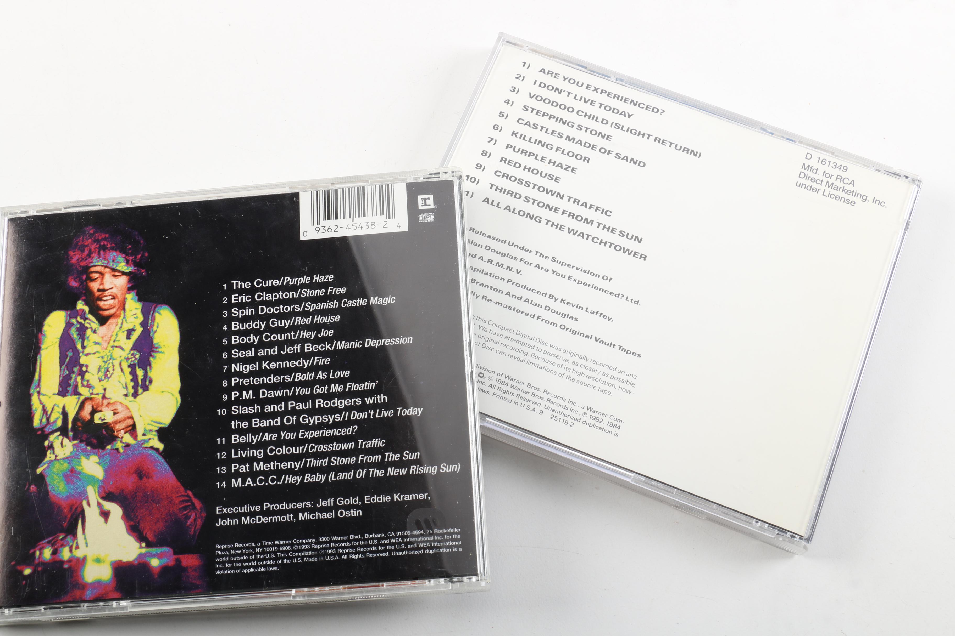 Jimi Hendrix CD and DVD Collection Featuring "Are You Experienced?" DADC Reissue