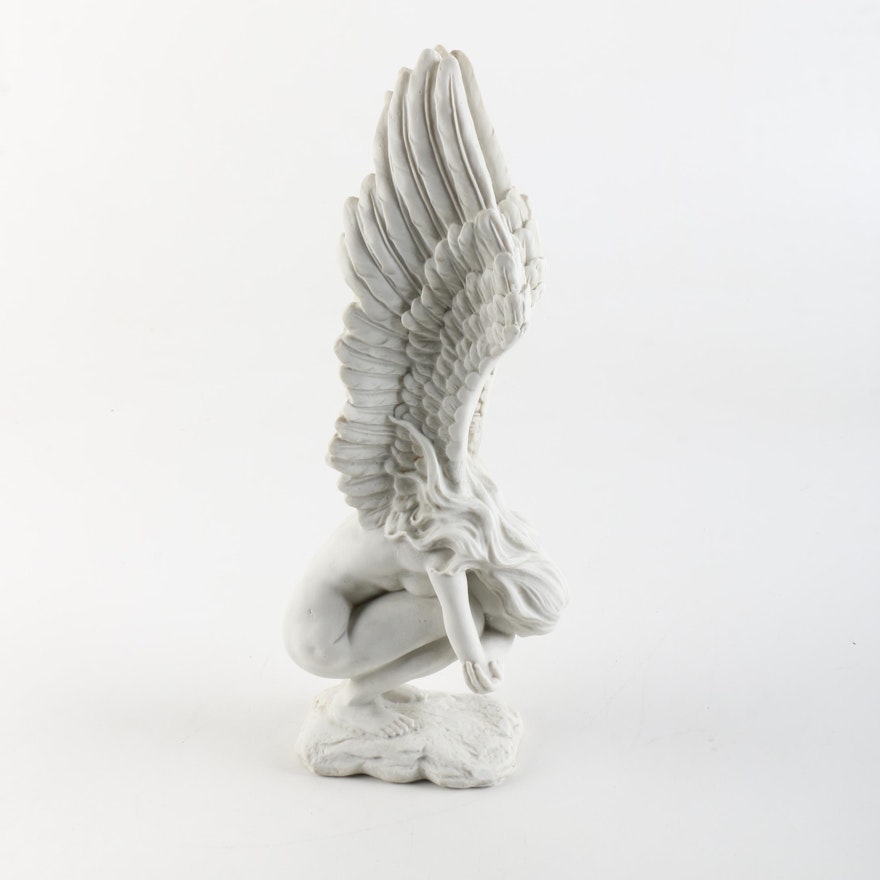 Hand Crafted Design Toscana Ceramic Angel Figurine