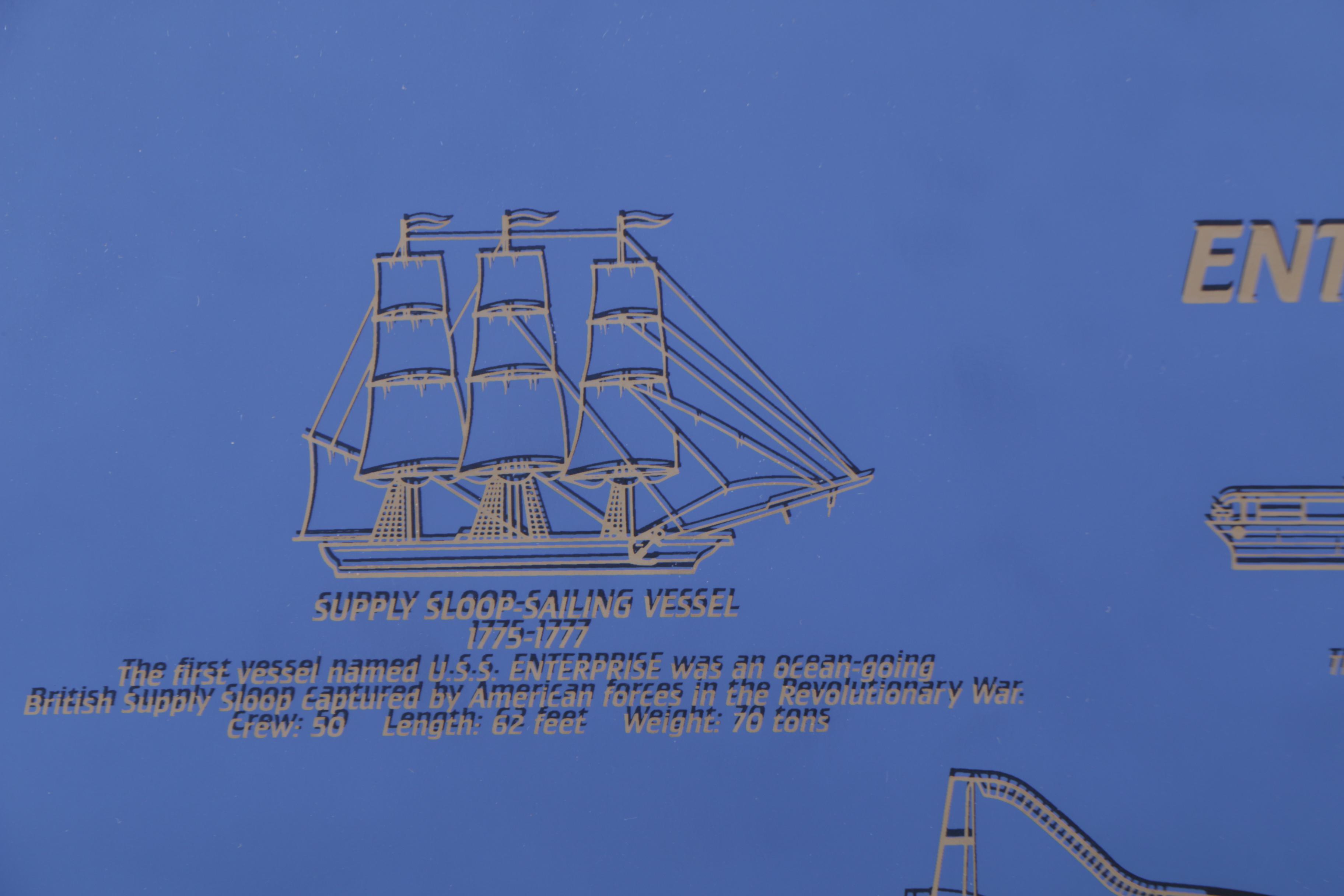 Franklin Mint Star Trek Enterprise Legacy Plaque