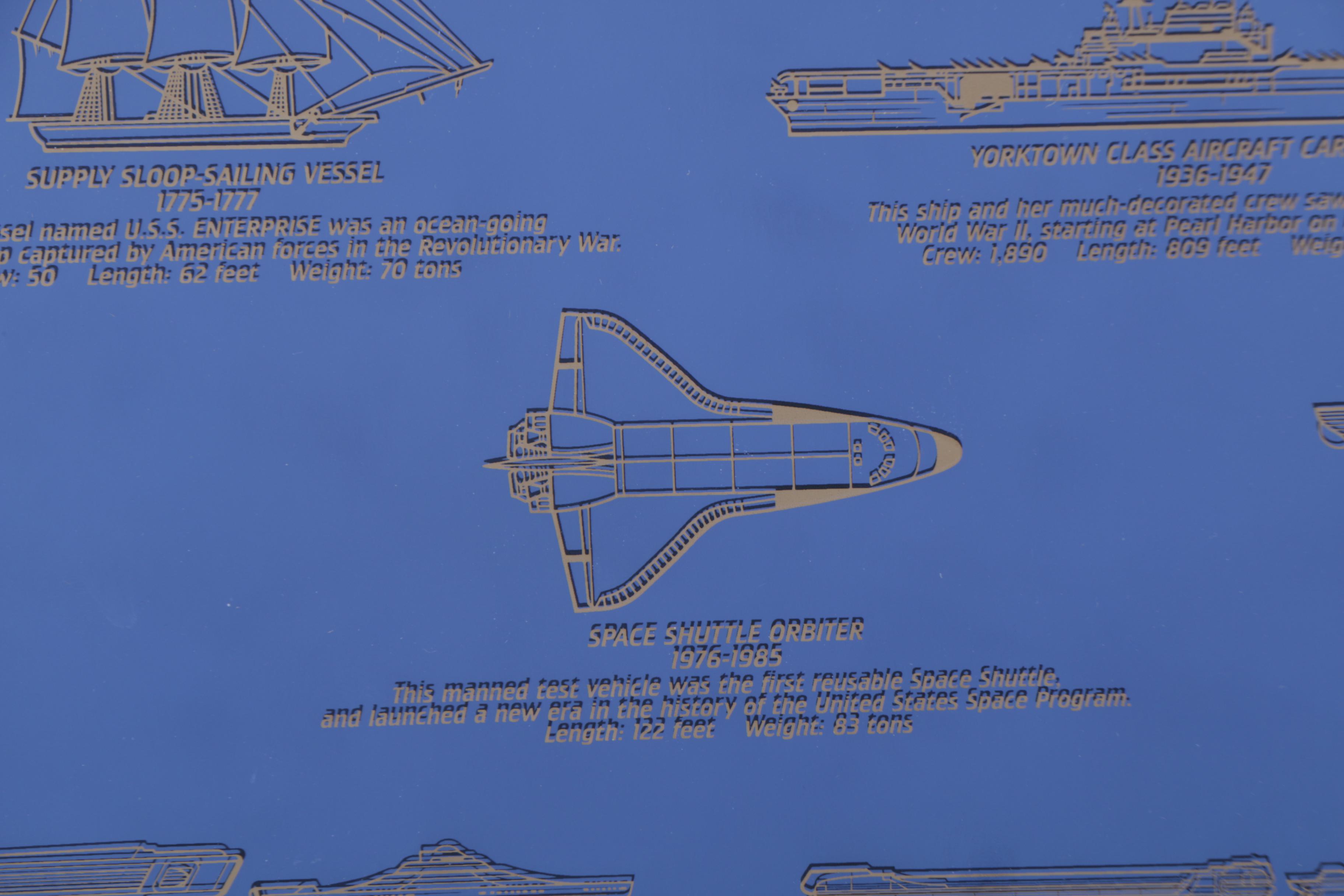 Franklin Mint Star Trek Enterprise Legacy Plaque