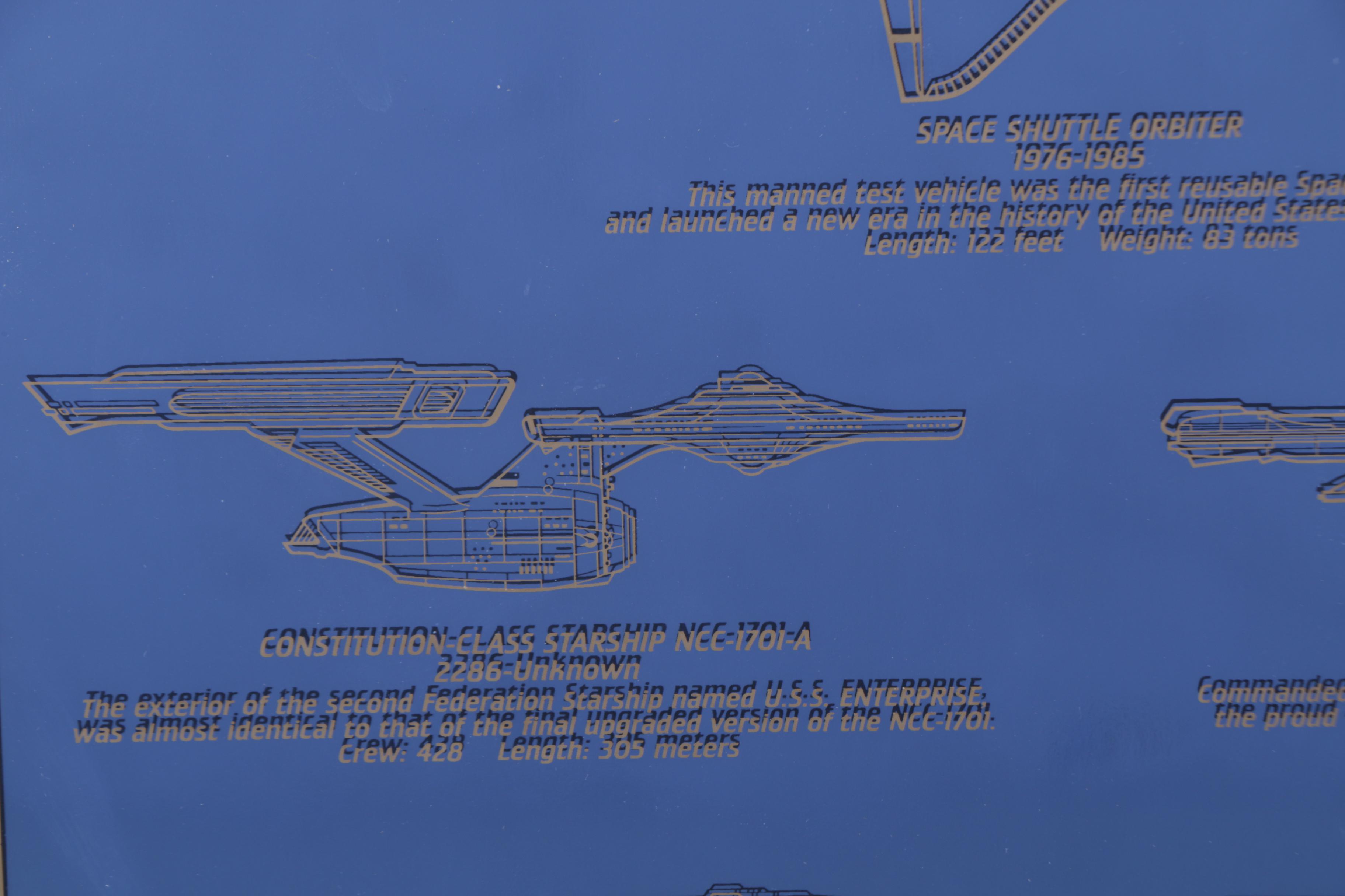 Franklin Mint Star Trek Enterprise Legacy Plaque