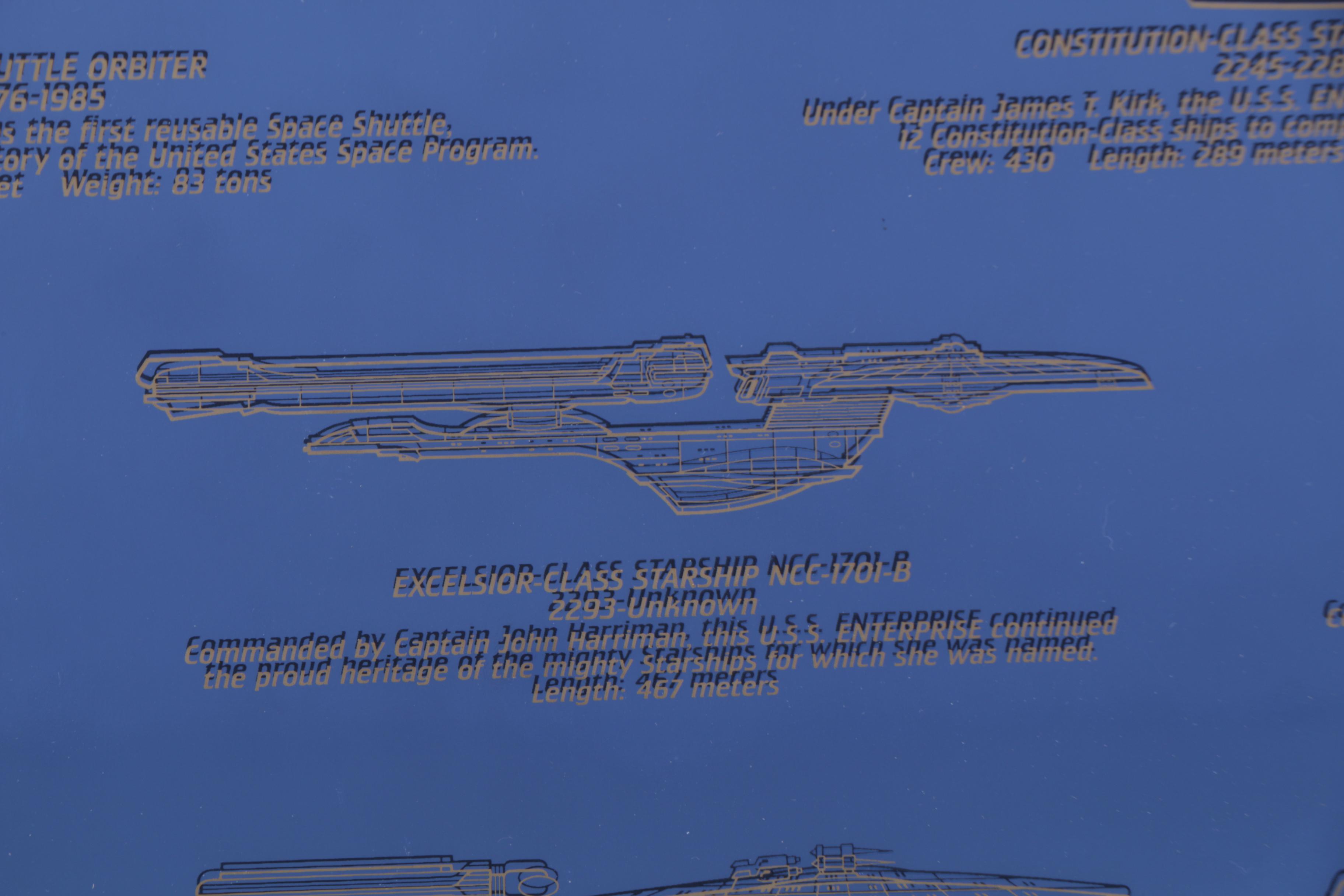 Franklin Mint Star Trek Enterprise Legacy Plaque