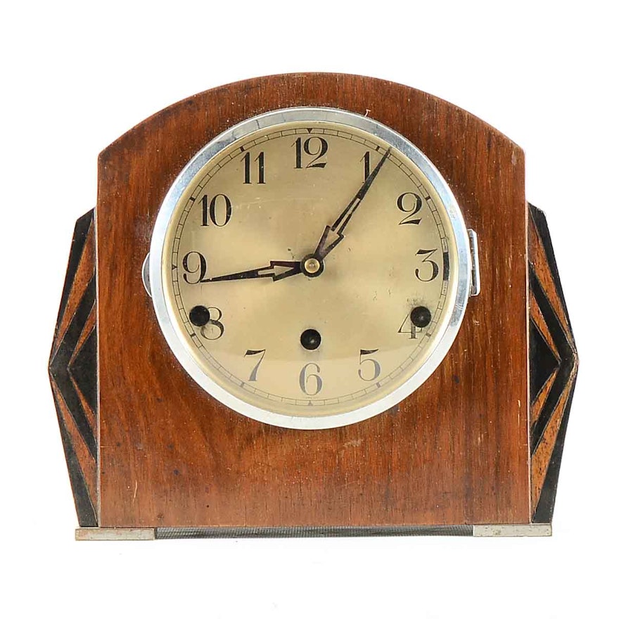 Perivale Art Deco Mantel Clock