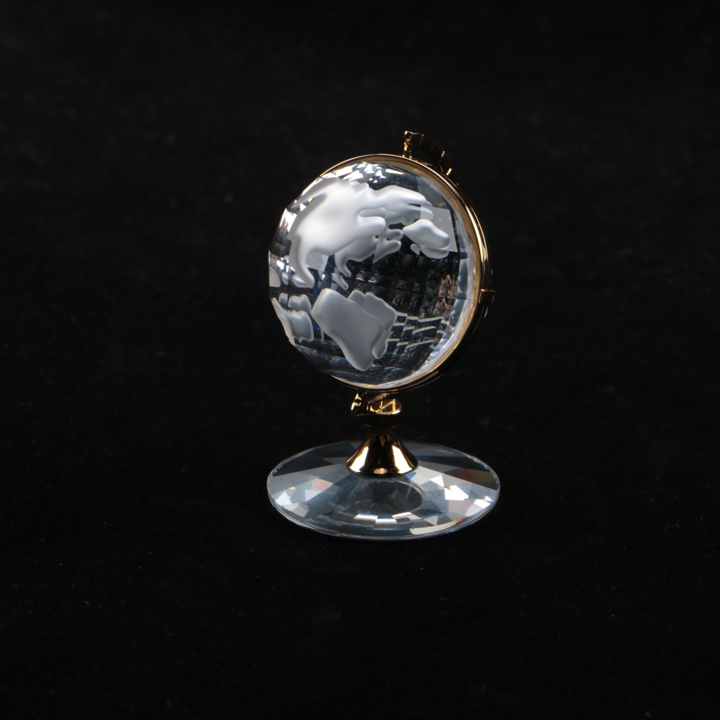 Swarovski Crystal "Secrets" Globe Figurine