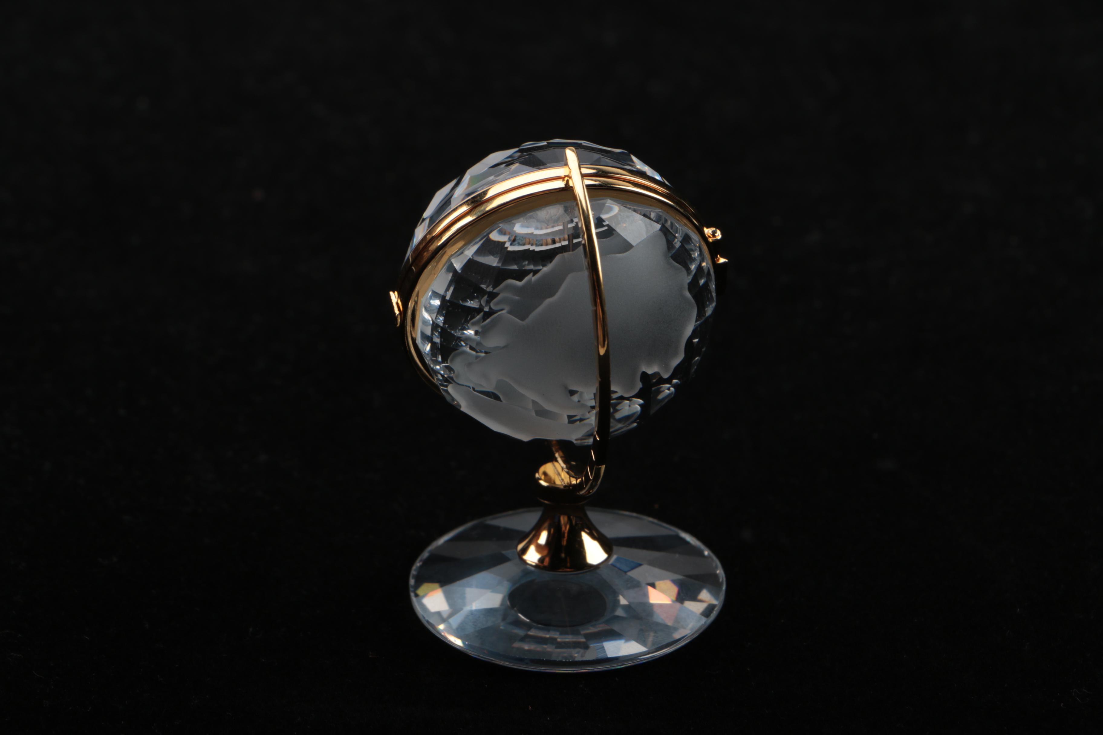 Swarovski Crystal "Secrets" Globe Figurine