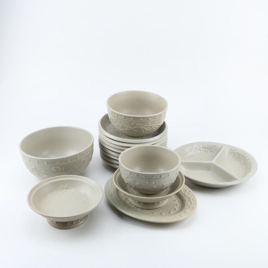 Stoneware Tableware and Mixing Bowls