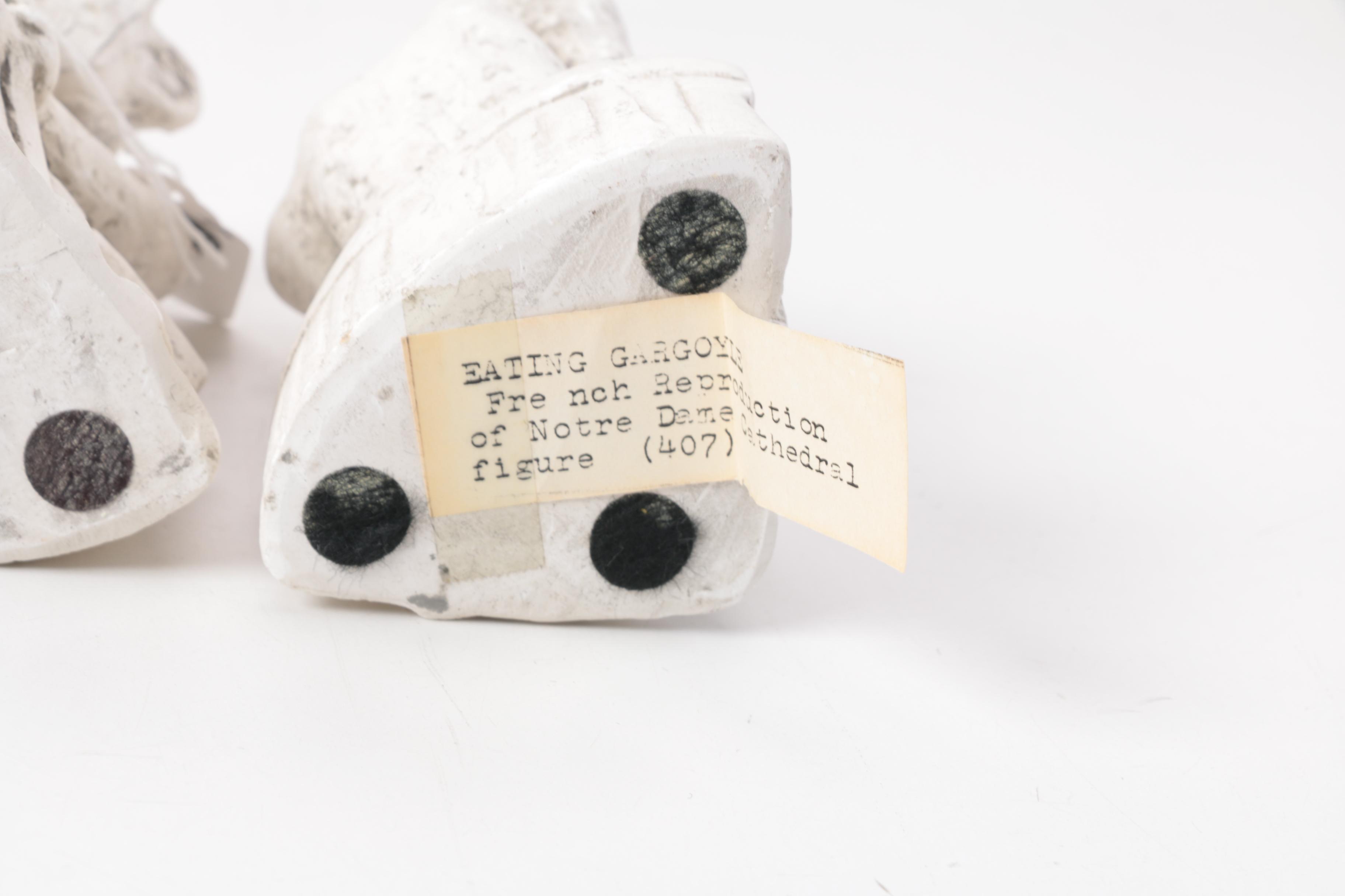 Reproduction Notre Dame Gargoyle Figurines and Candle Holders