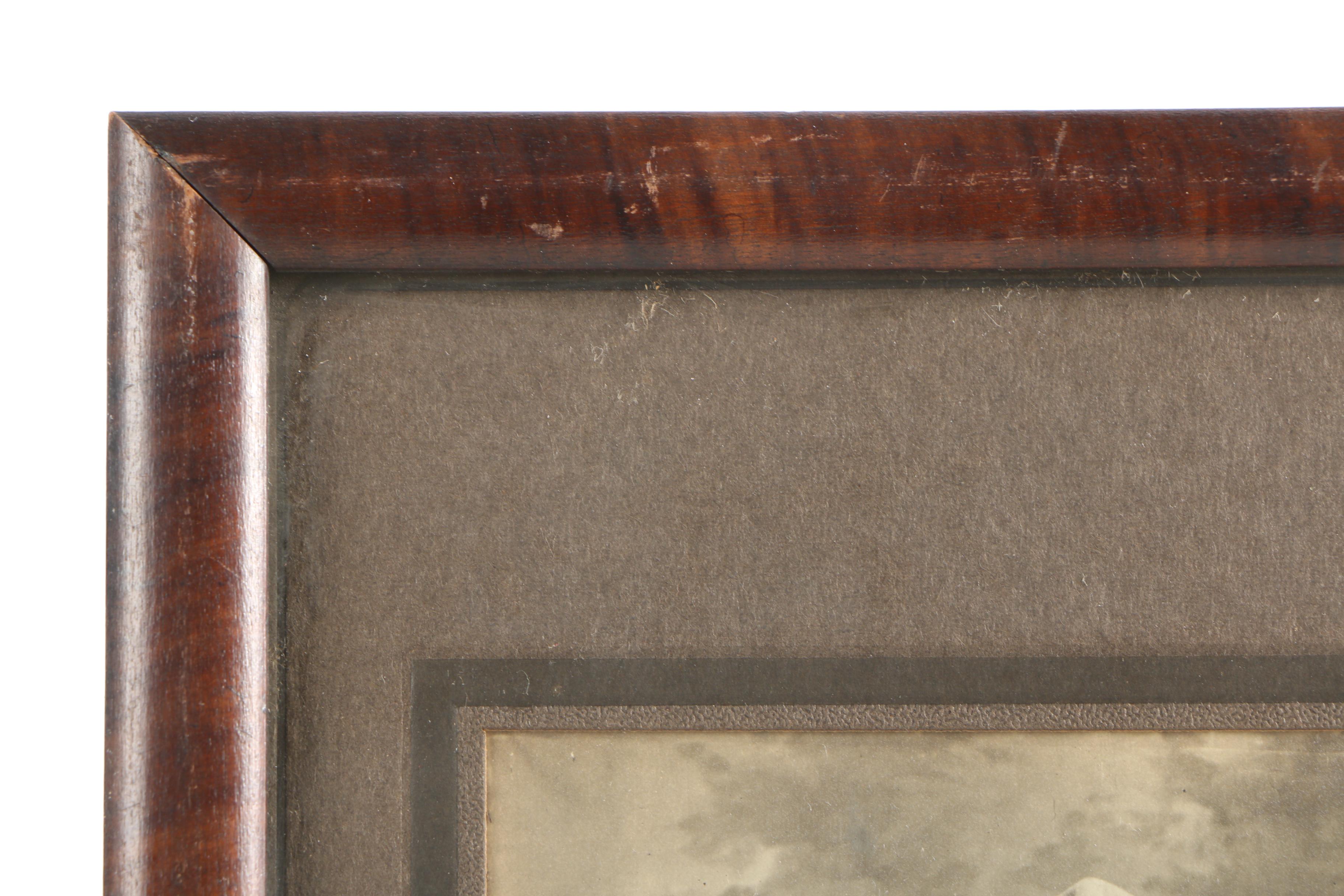 Early 20th Century Gelatin-Silver Portrait of Soldier