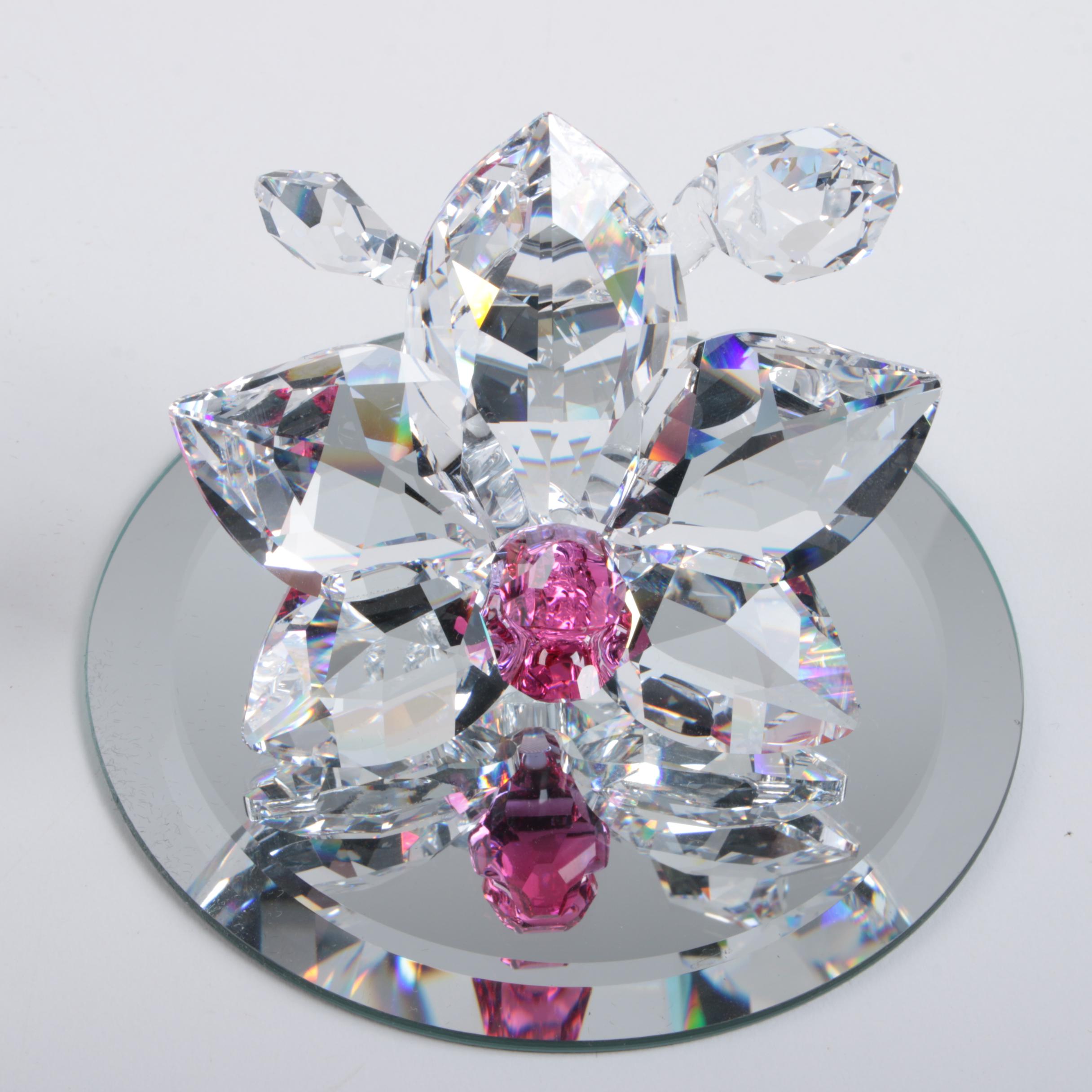 Swarovski Crystal Flower Figurine