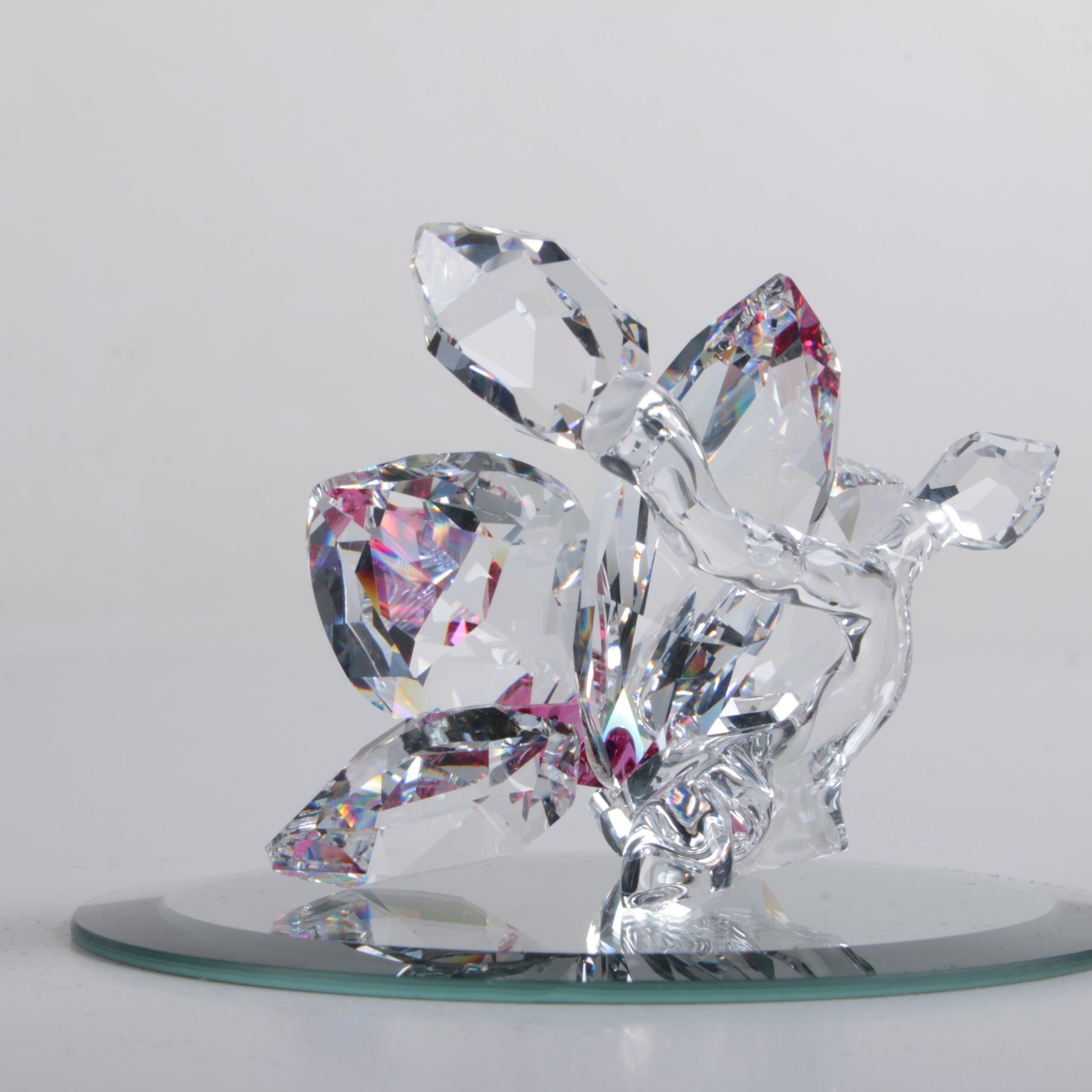 Swarovski Crystal Flower Figurine