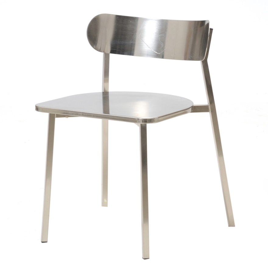Modern Style Stainless Steel Side Chair