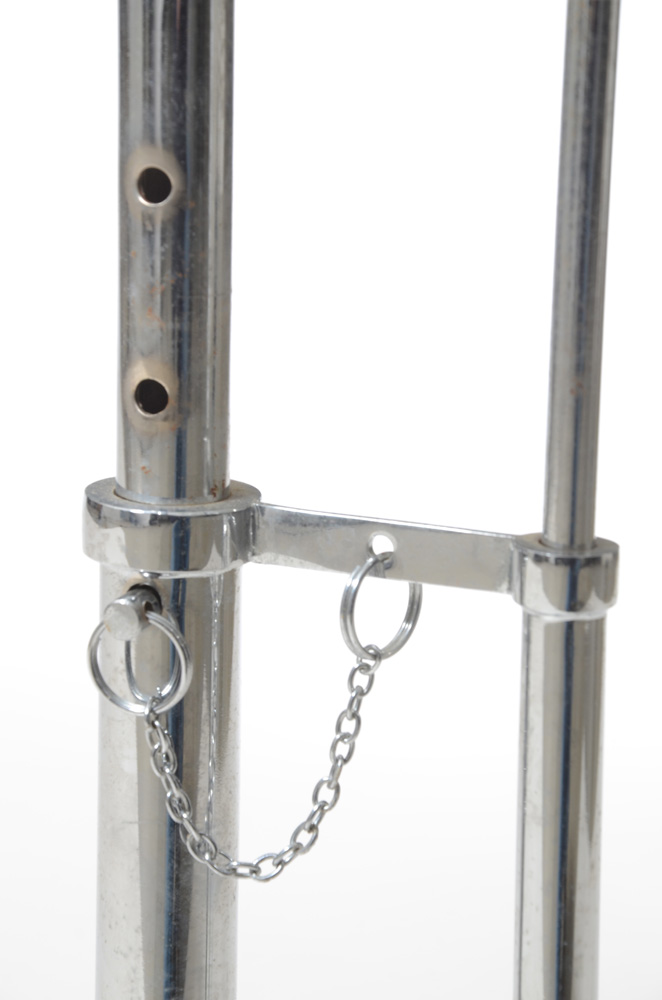 Modern Chrome Accent Table, After Eileen Gray